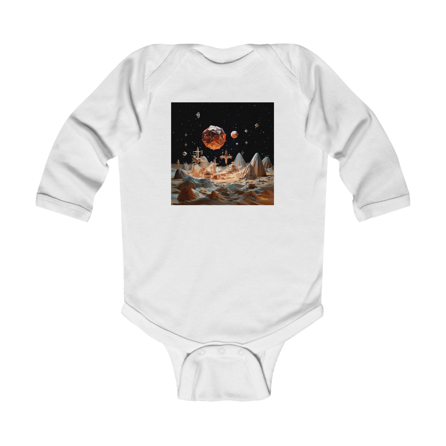 Elons' Dream Series Print #7 Infant Long Sleeve Bodysuit