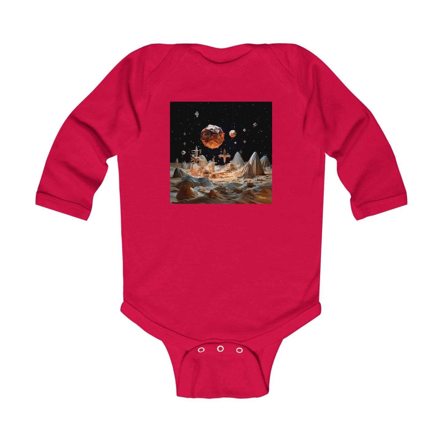 Elons' Dream Series Print #7 Infant Long Sleeve Bodysuit