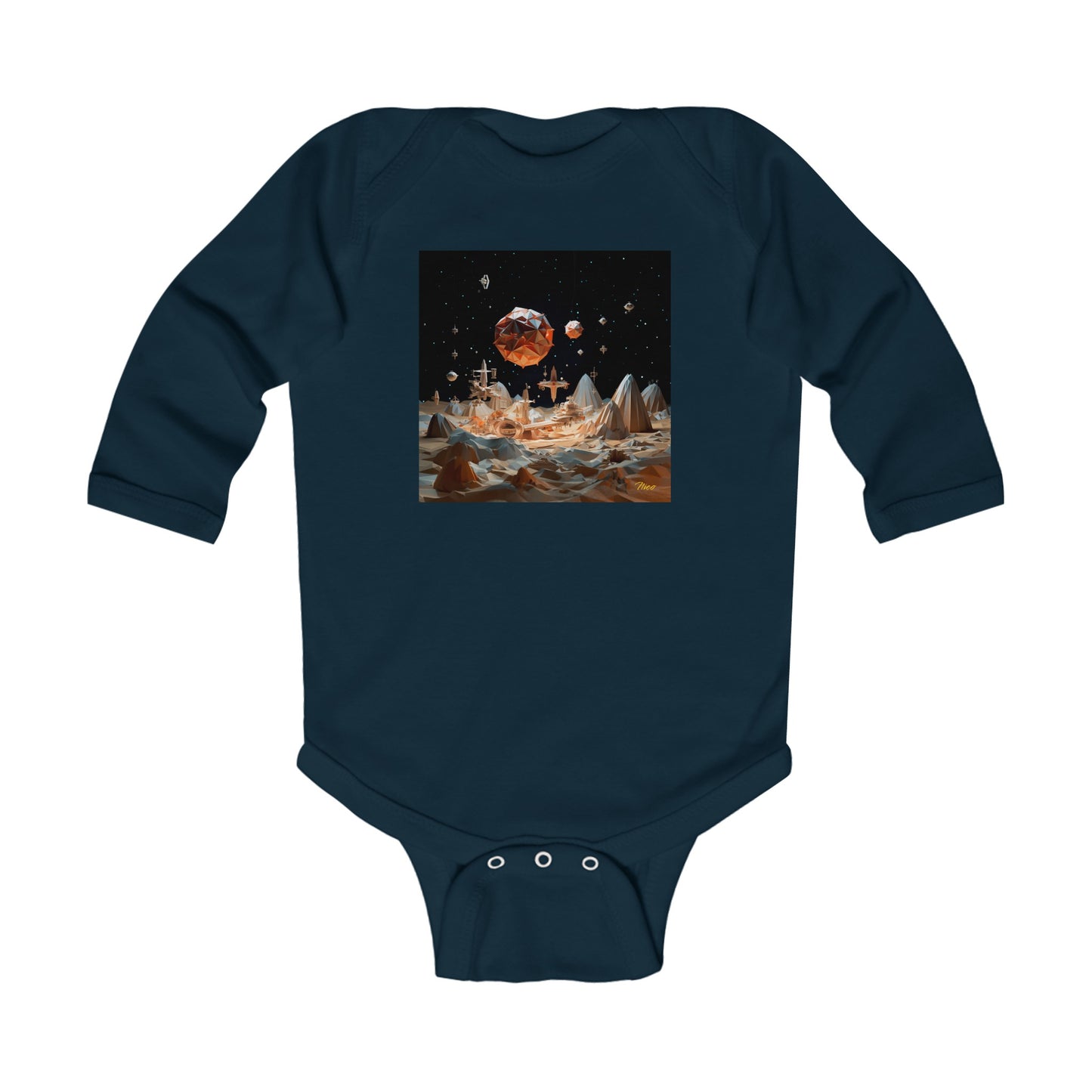 Elons' Dream Series Print #7 Infant Long Sleeve Bodysuit