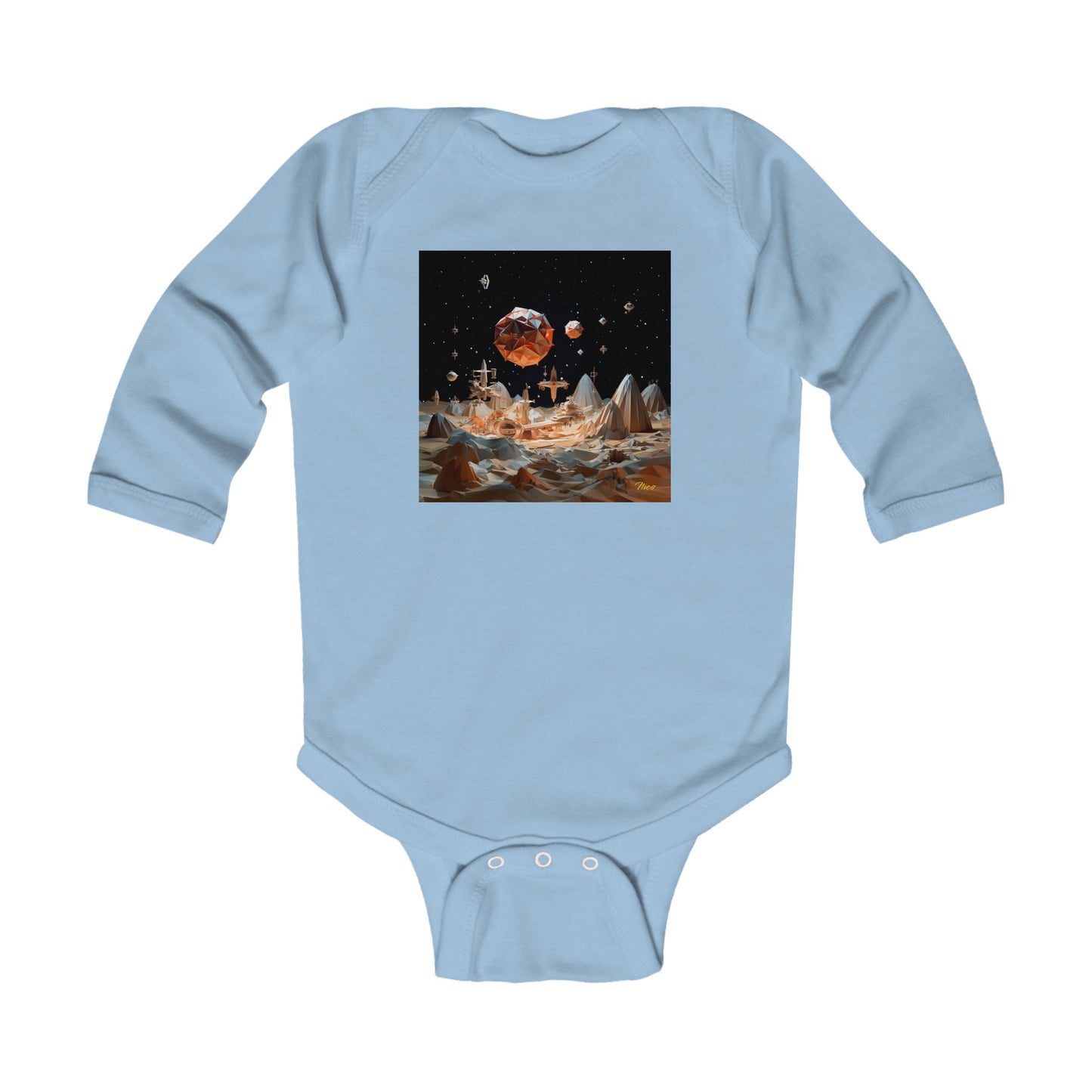 Elons' Dream Series Print #7 Infant Long Sleeve Bodysuit