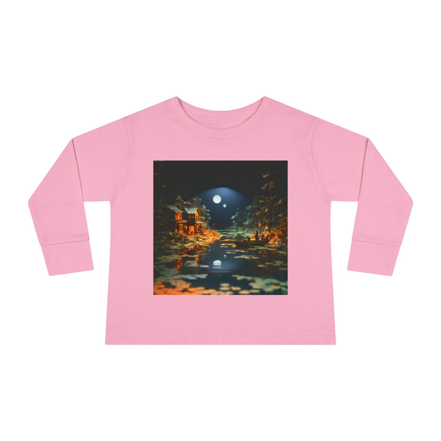 Born On A Bayou Series Print #3 Toddler Long Sleeve Tee