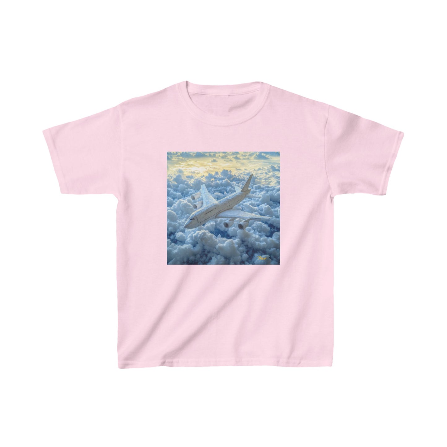 Frequent Flyer Miles Series Print #7 Kids Heavy Cotton™ Tee