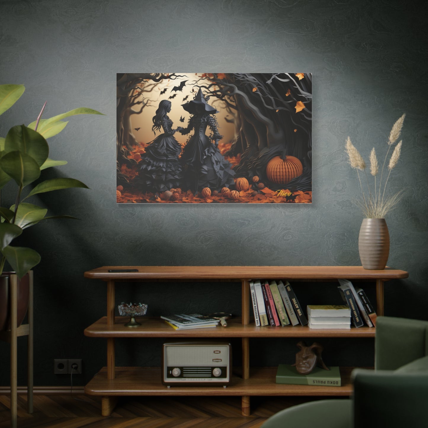 Halloween 2023 Series Print #9 - Streched Matte Canvas Print, 1.25" Thick