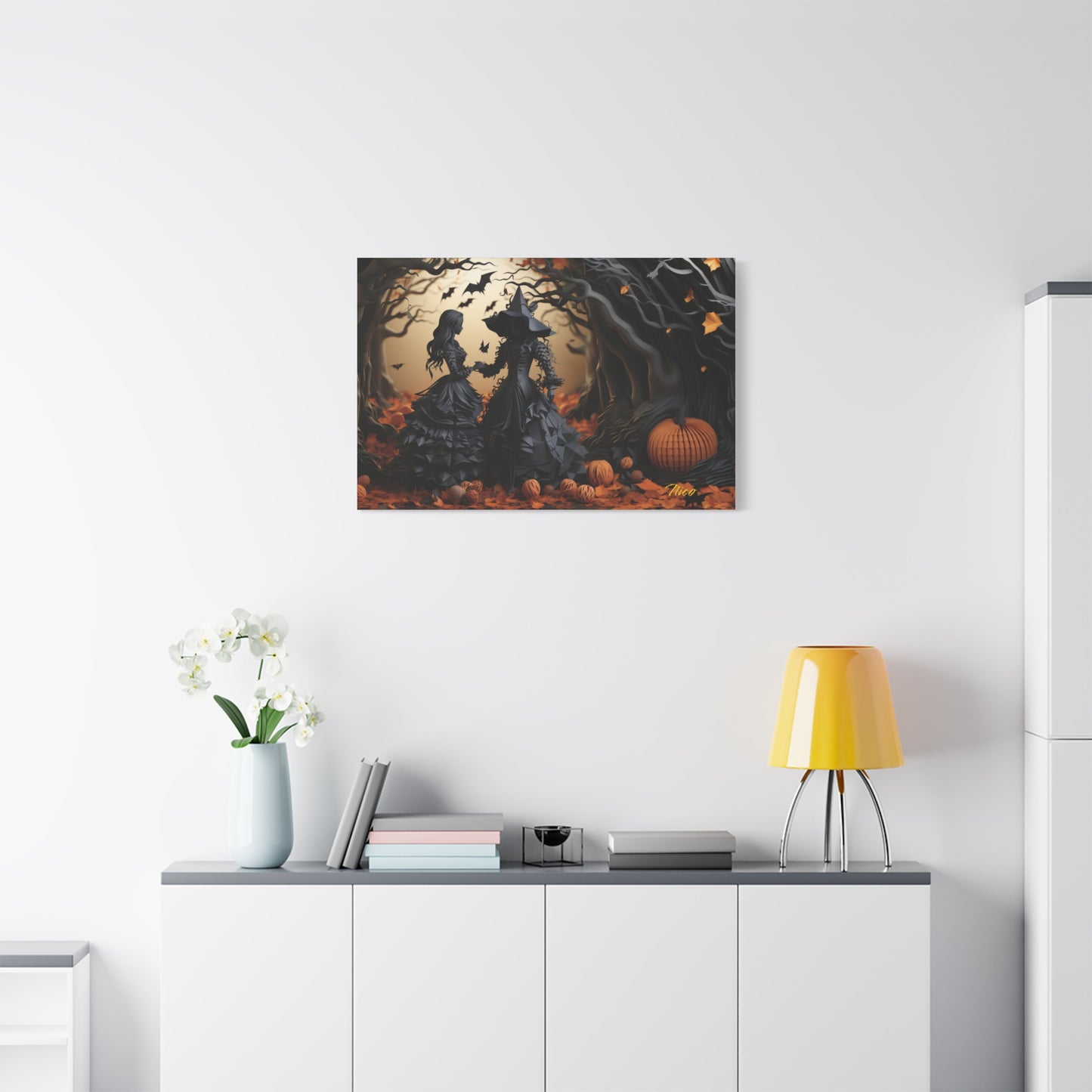 Halloween 2023 Series Print #9 - Streched Matte Canvas Print, 1.25" Thick