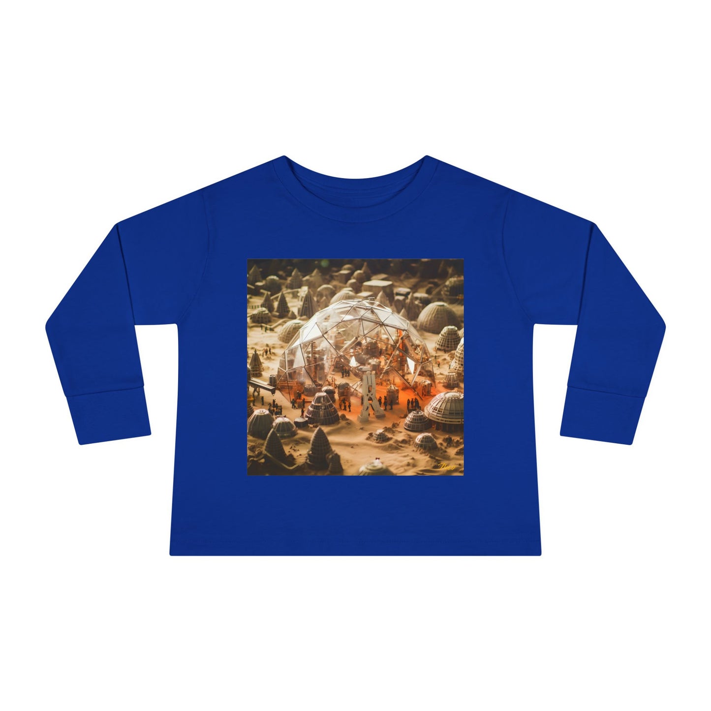 Elons' Dream Series Print #9 Toddler Long Sleeve Tee