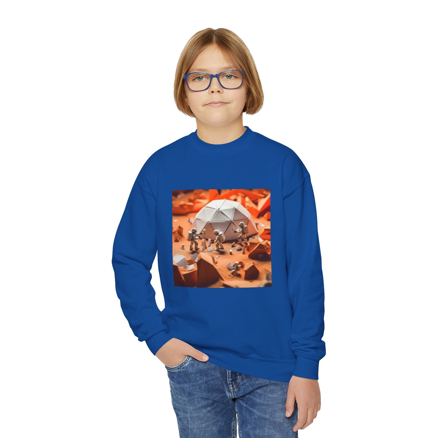 Elons' Dream Series Print #8 Youth Crewneck Sweatshirt