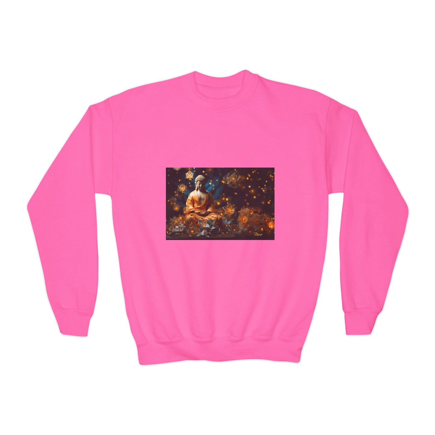 Ascending Buddah Series Print #8 Youth Crewneck Sweatshirt