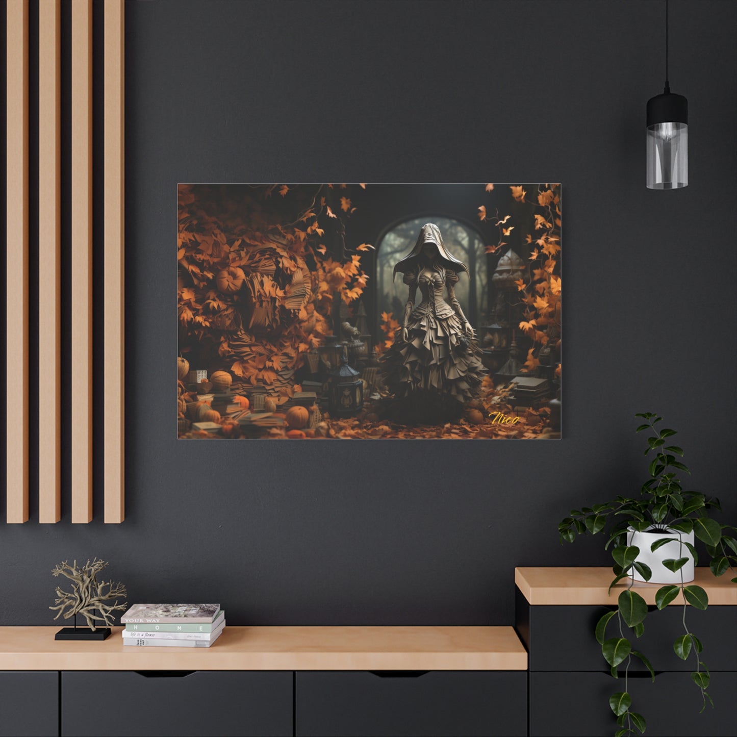 Halloween 2023 Series Print #7 - Streched Matte Canvas Print, 1.25" Thick