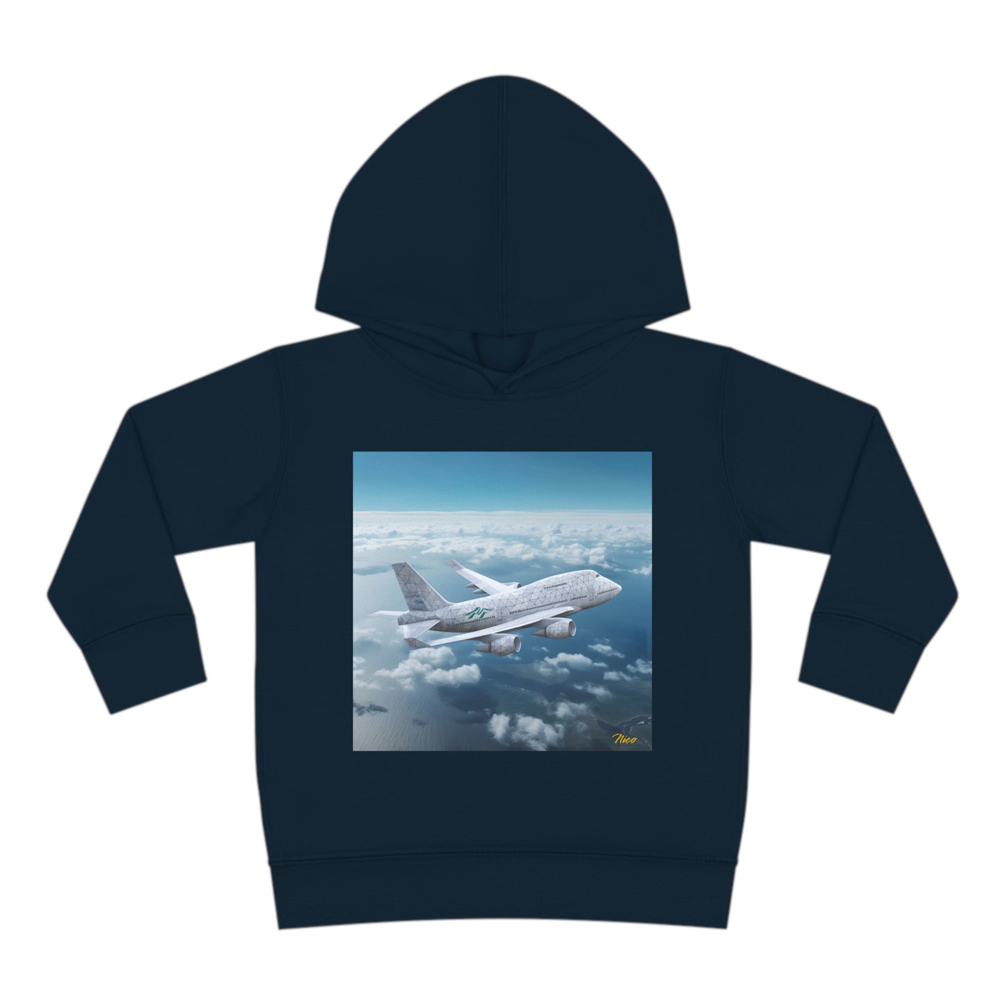 Frequent Flyer Miles Series Print #3 Toddler Pullover Fleece Hoodie