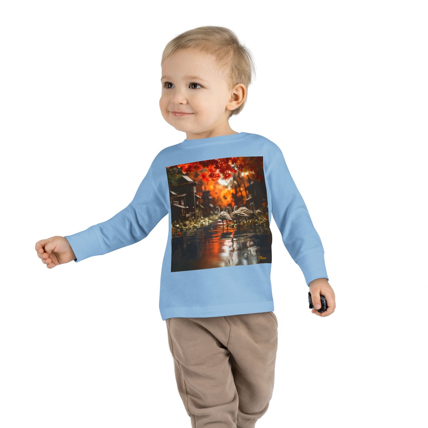 Born On A Bayou Series Print #8 Toddler Long Sleeve Tee