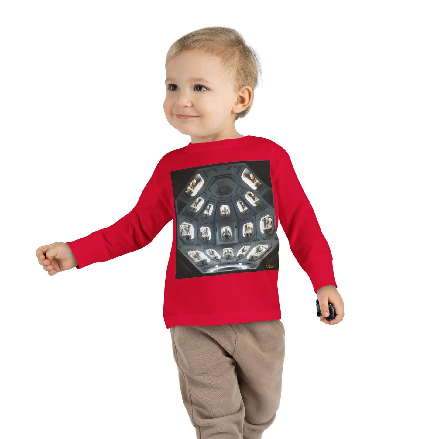 Elons' Dream Series Print #2 Toddler Long Sleeve Tee