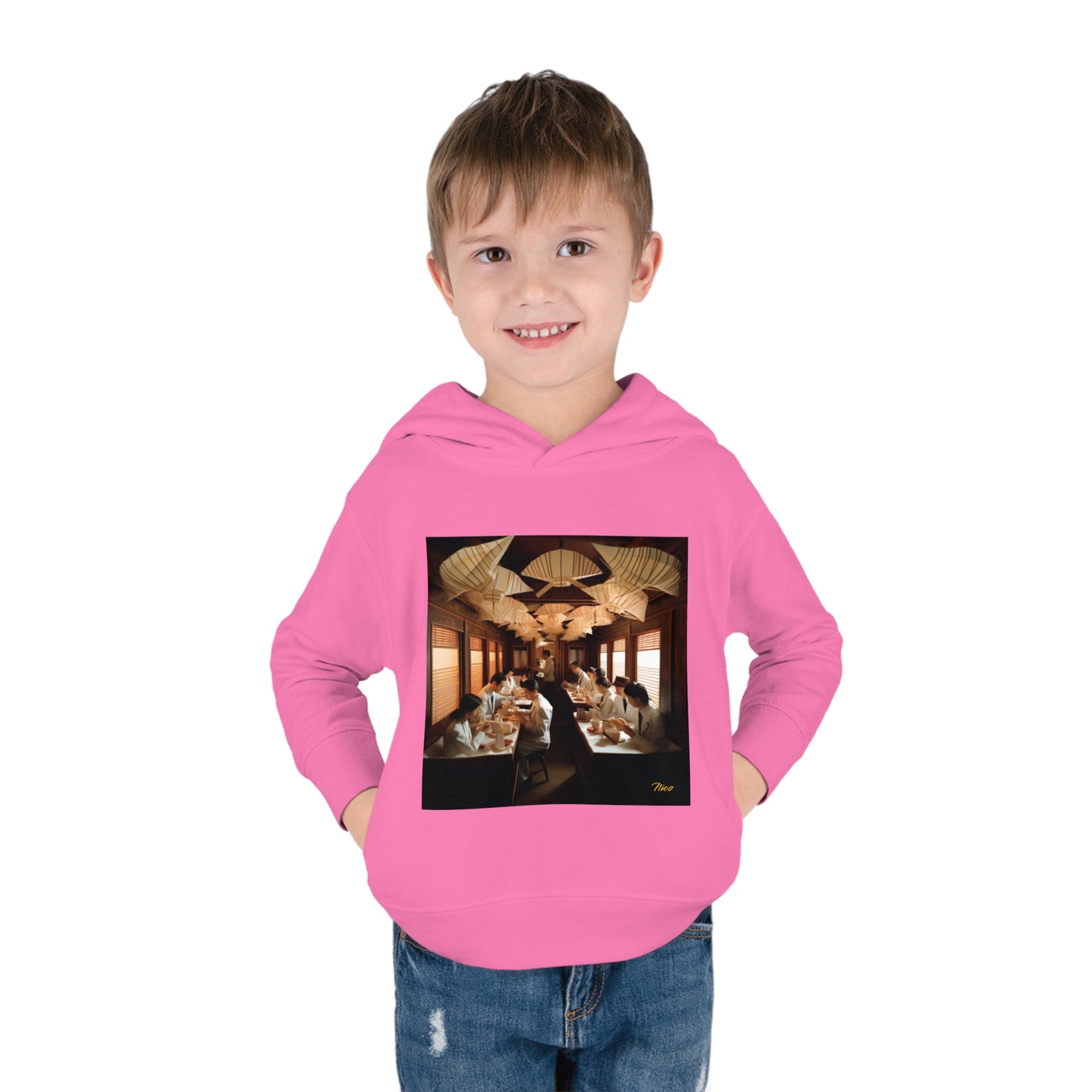 Orient Express Series Print #4 Toddler Pullover Fleece Hoodie