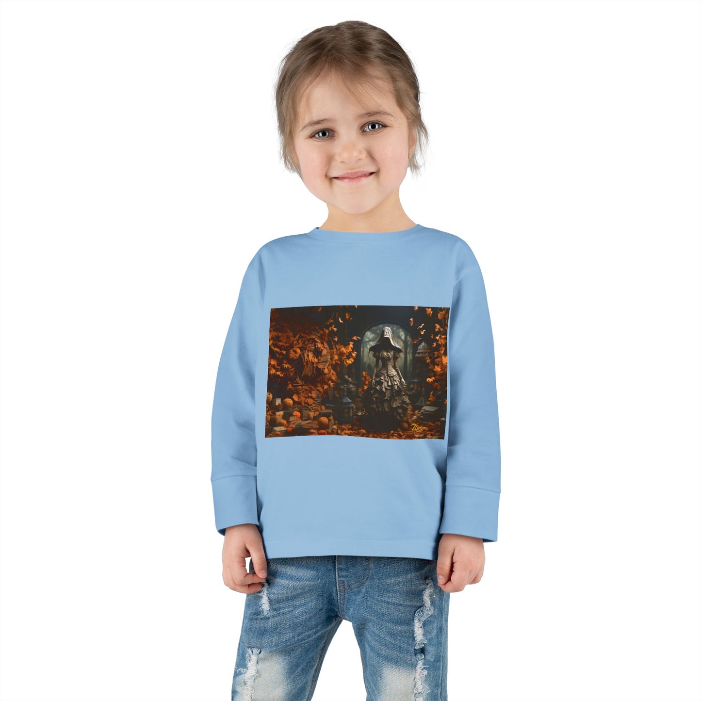 Halloween 2024 Series Print #7 Toddler Long Sleeve Tee