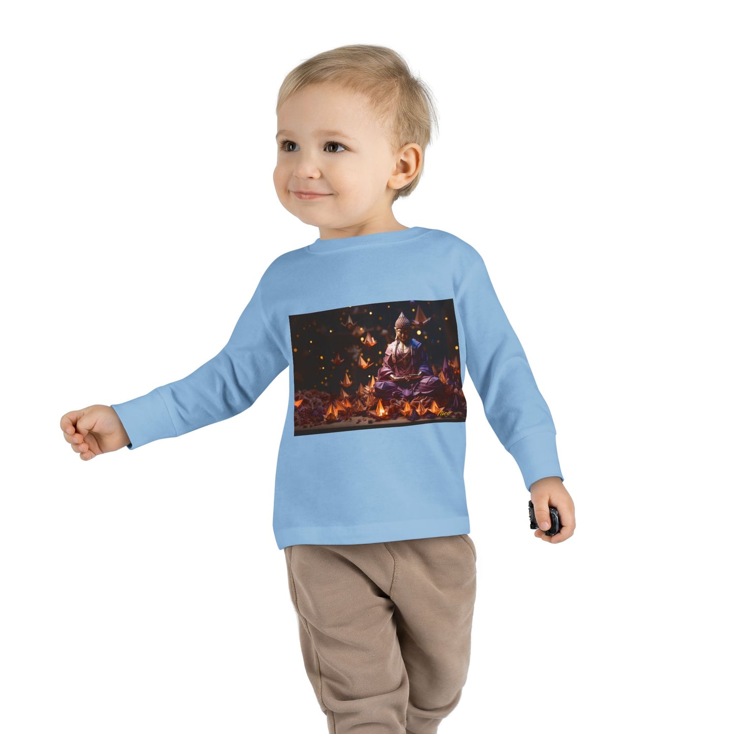 Ascending Buddha Series Print #6 Toddler Long Sleeve Tee