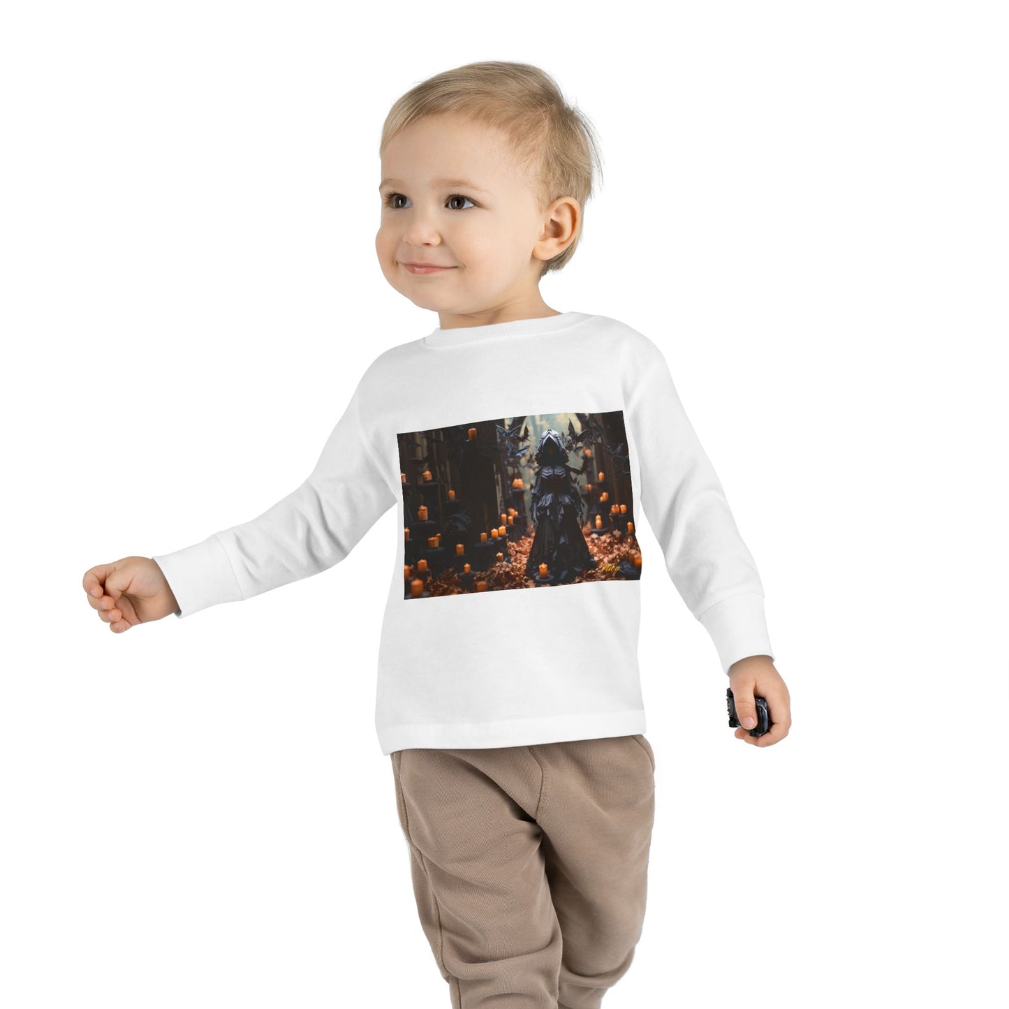 Halloween 2024 Series Print #5 Toddler Long Sleeve Tee