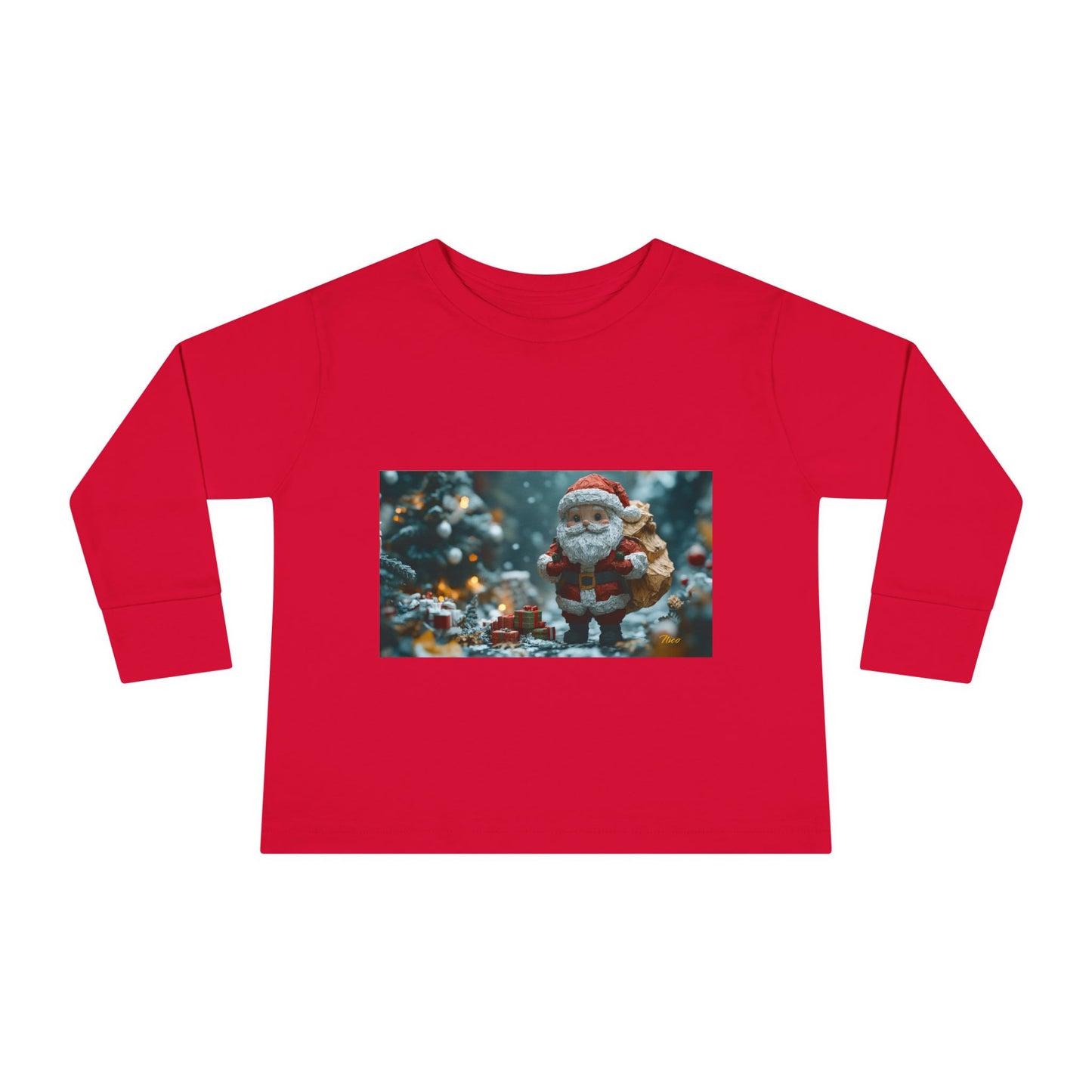 Chirstmas 2024 Series Print #5 Toddler Long Sleeve Tee