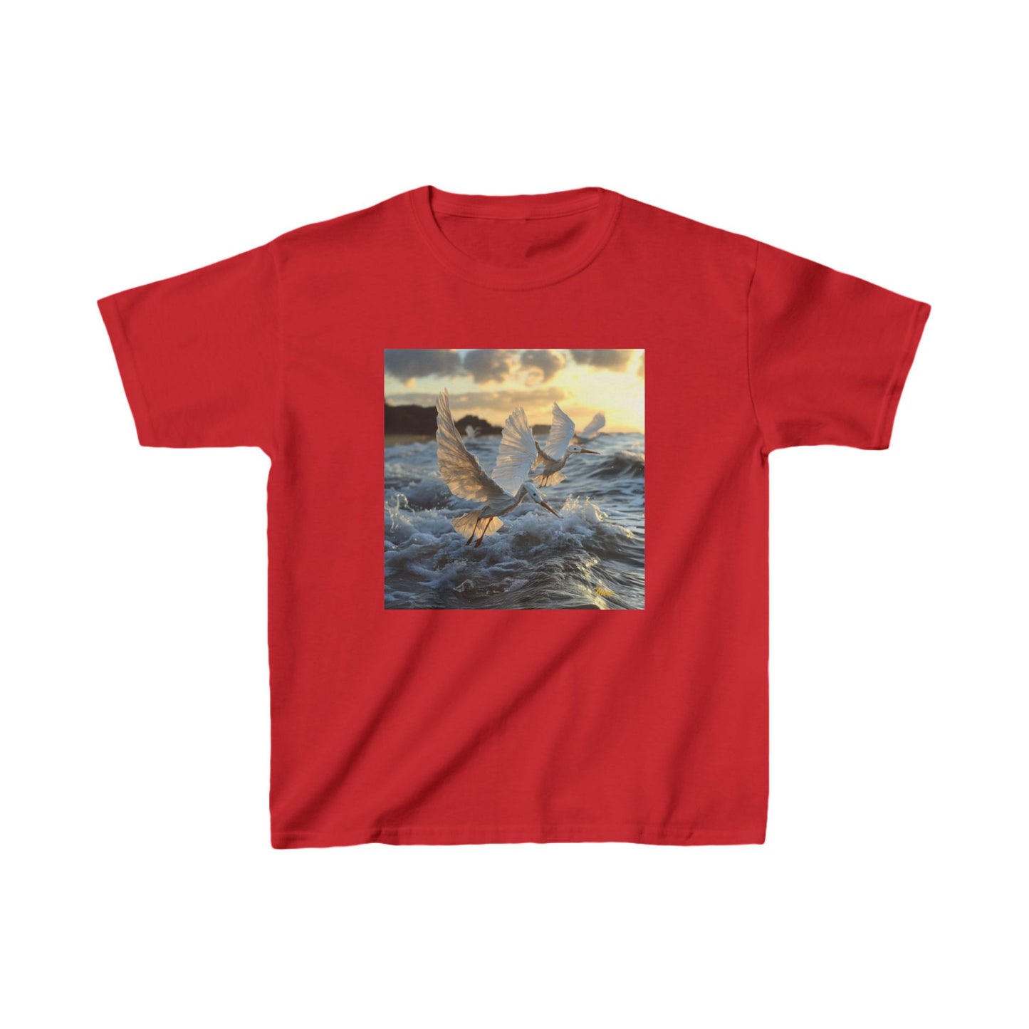 By The Seaside Series Print #10 Kids Heavy Cotton™ Tee