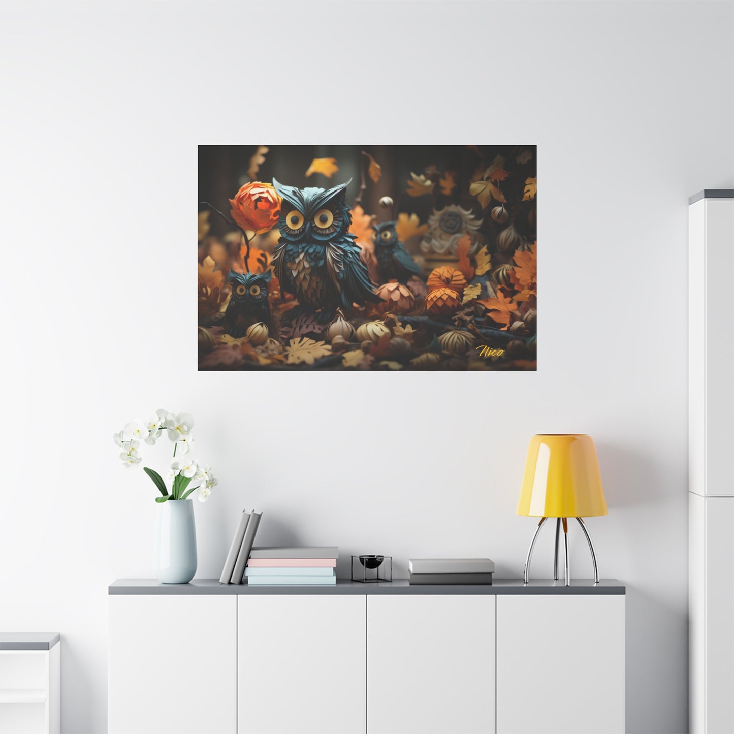 Halloween 2023 Series Print #8 - Streched Matte Canvas Print, 1.25" Thick