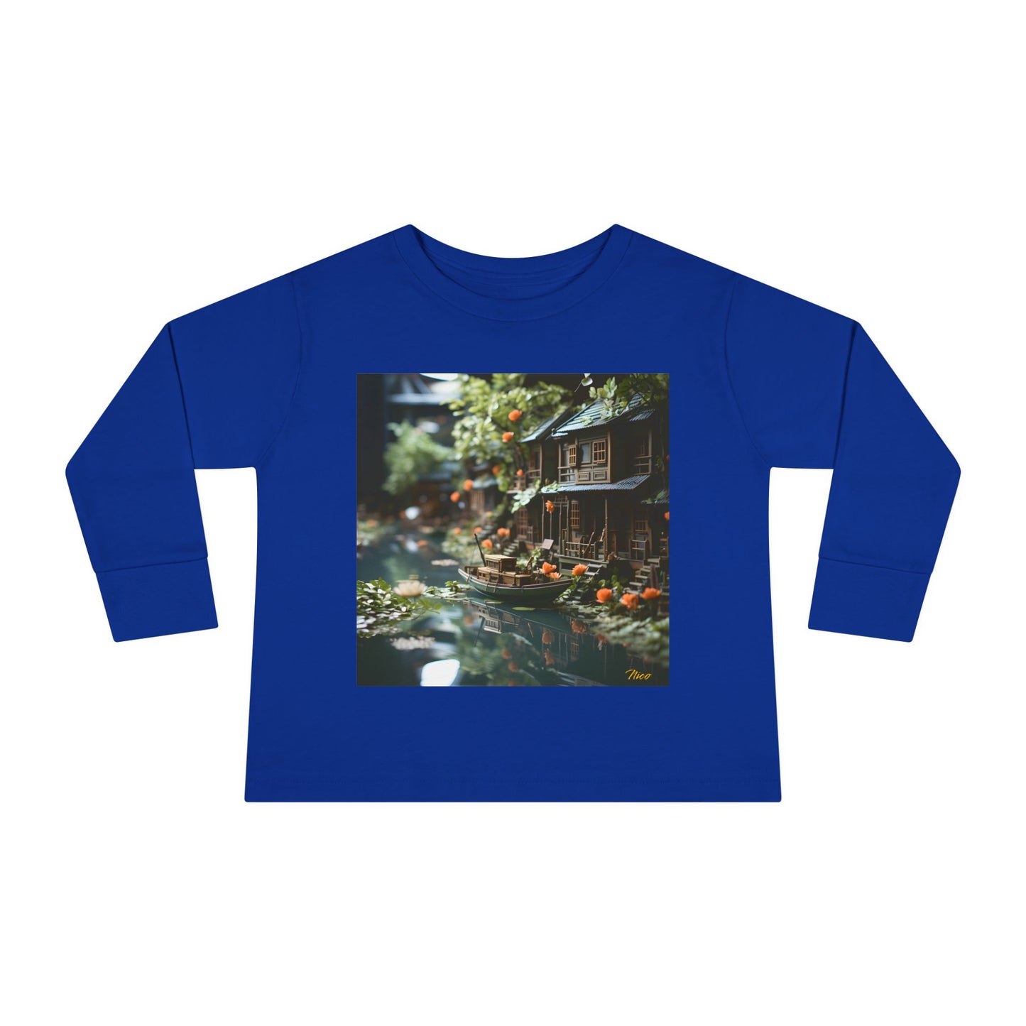 Born On A Bayou Series Print #9 Toddler Long Sleeve Tee