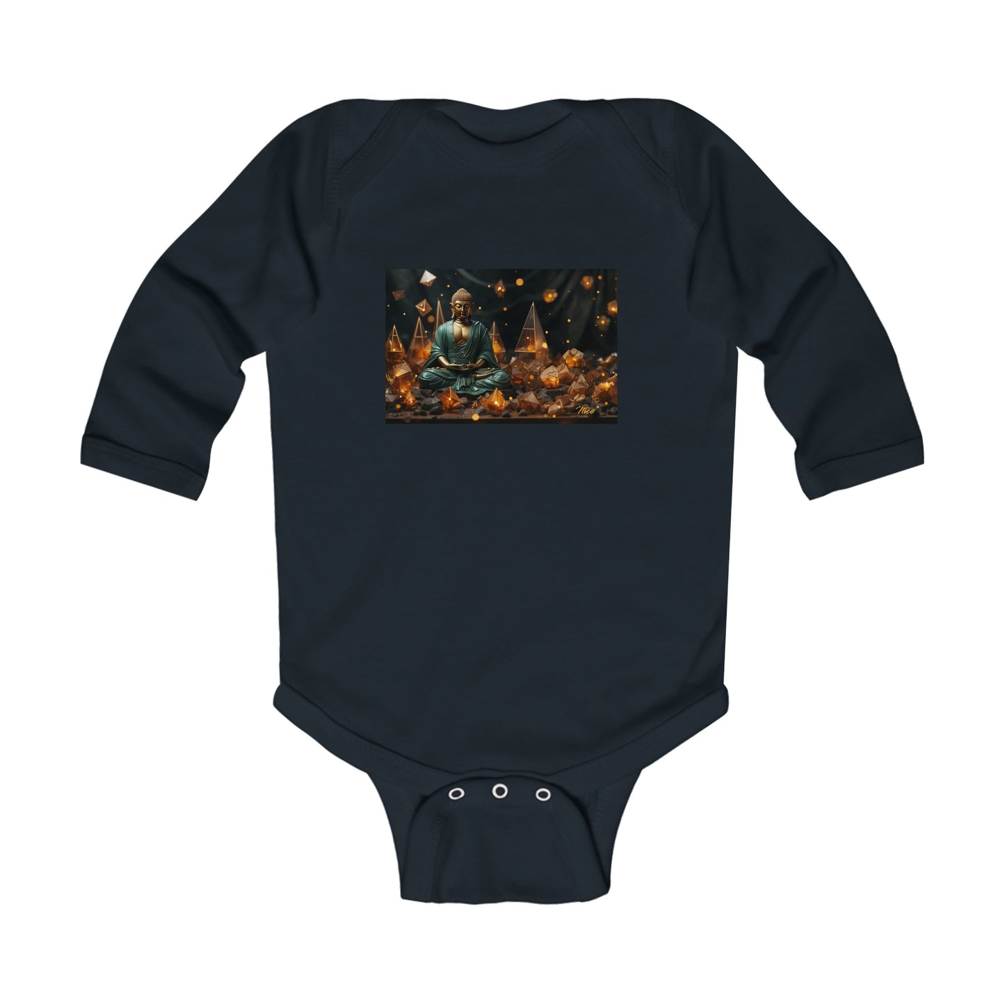 Ascending Buddah Series Print #4 Infant Long Sleeve Bodysuit