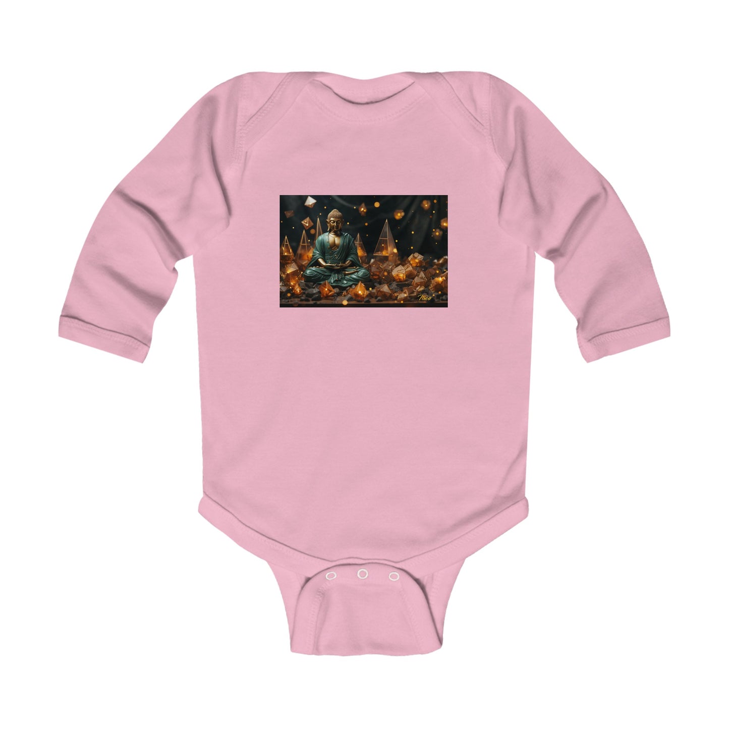 Ascending Buddah Series Print #4 Infant Long Sleeve Bodysuit