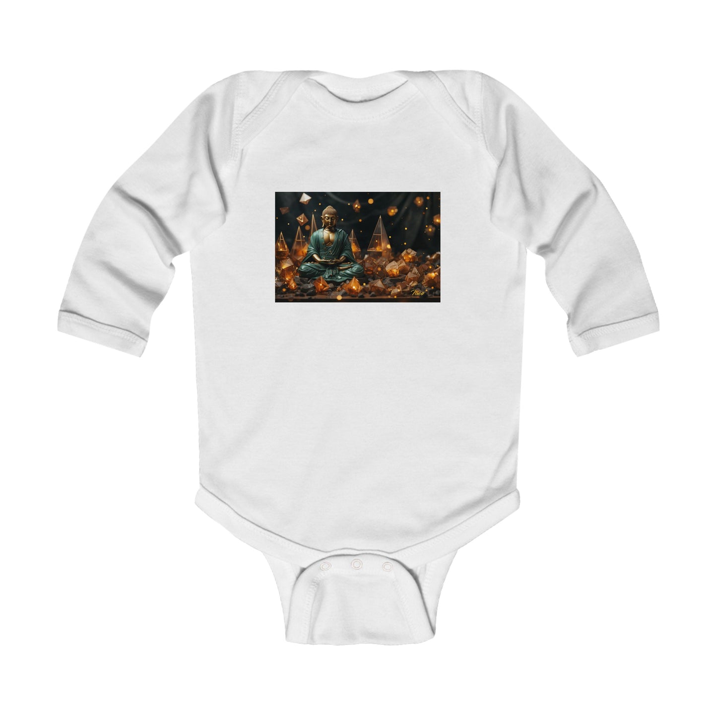 Ascending Buddah Series Print #4 Infant Long Sleeve Bodysuit