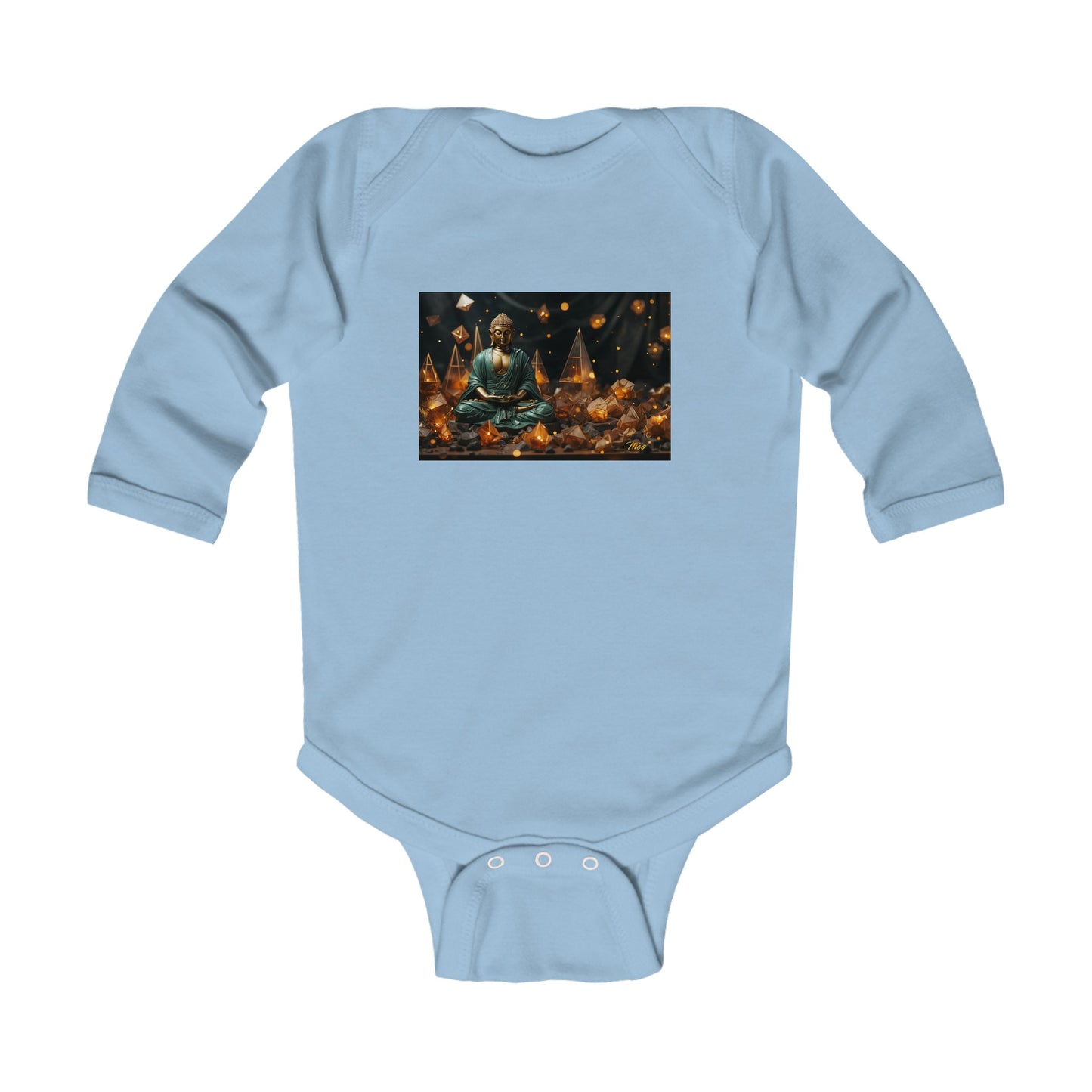 Ascending Buddah Series Print #4 Infant Long Sleeve Bodysuit