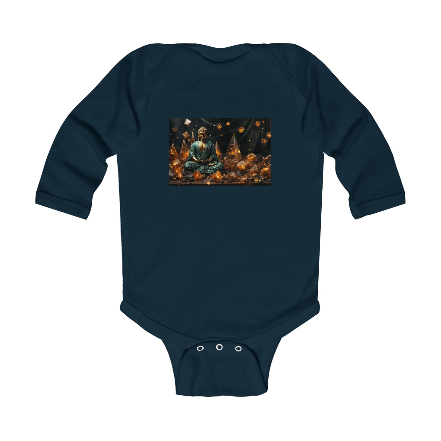 Ascending Buddah Series Print #4 Infant Long Sleeve Bodysuit