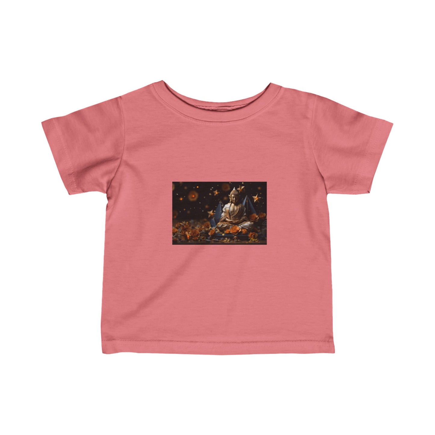 Ascending Buddah Series Print #5 Series Print #10 Infant Fine Jersey Tee