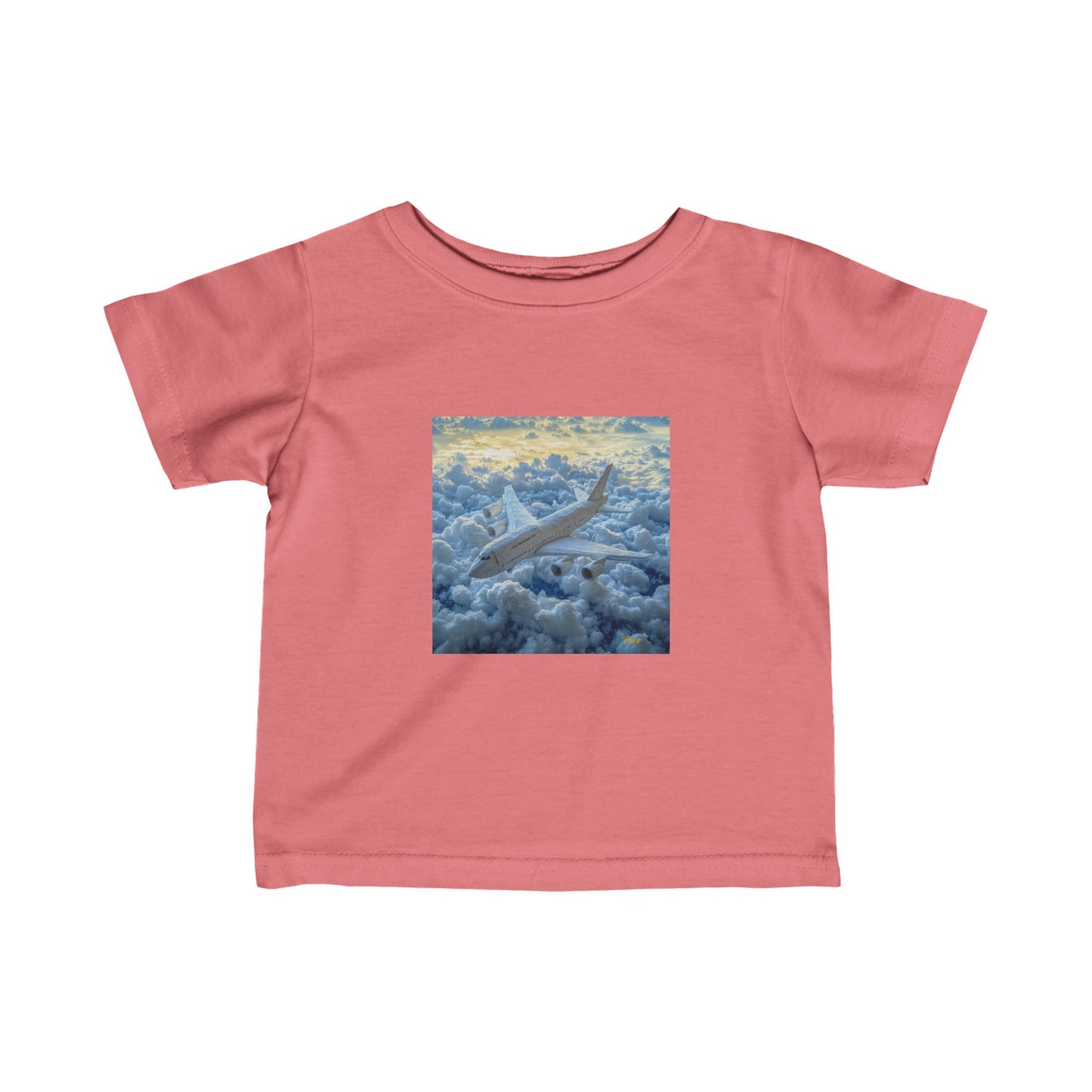 Frequent Flyer Miles Series Print #10 Infant Fine Jersey Tee