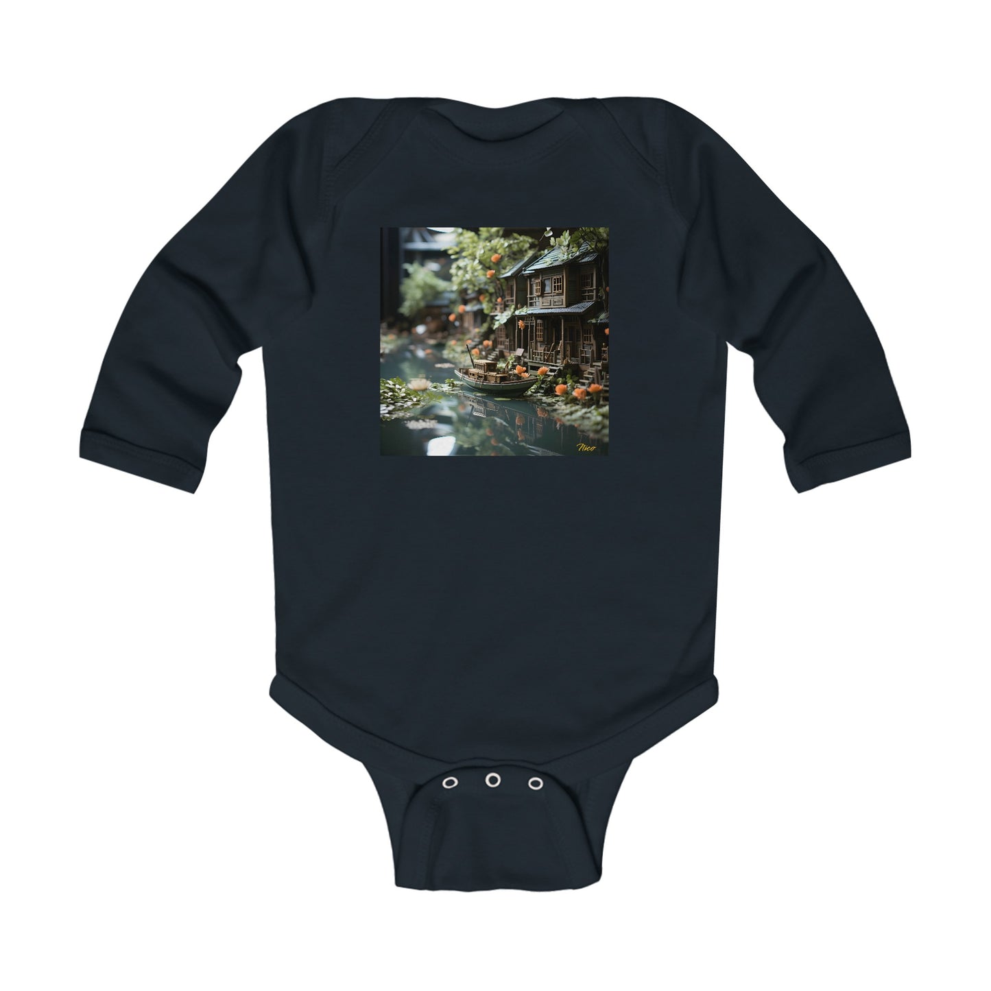 Born On A Bayou Series Print #9 Infant Long Sleeve Bodysuit