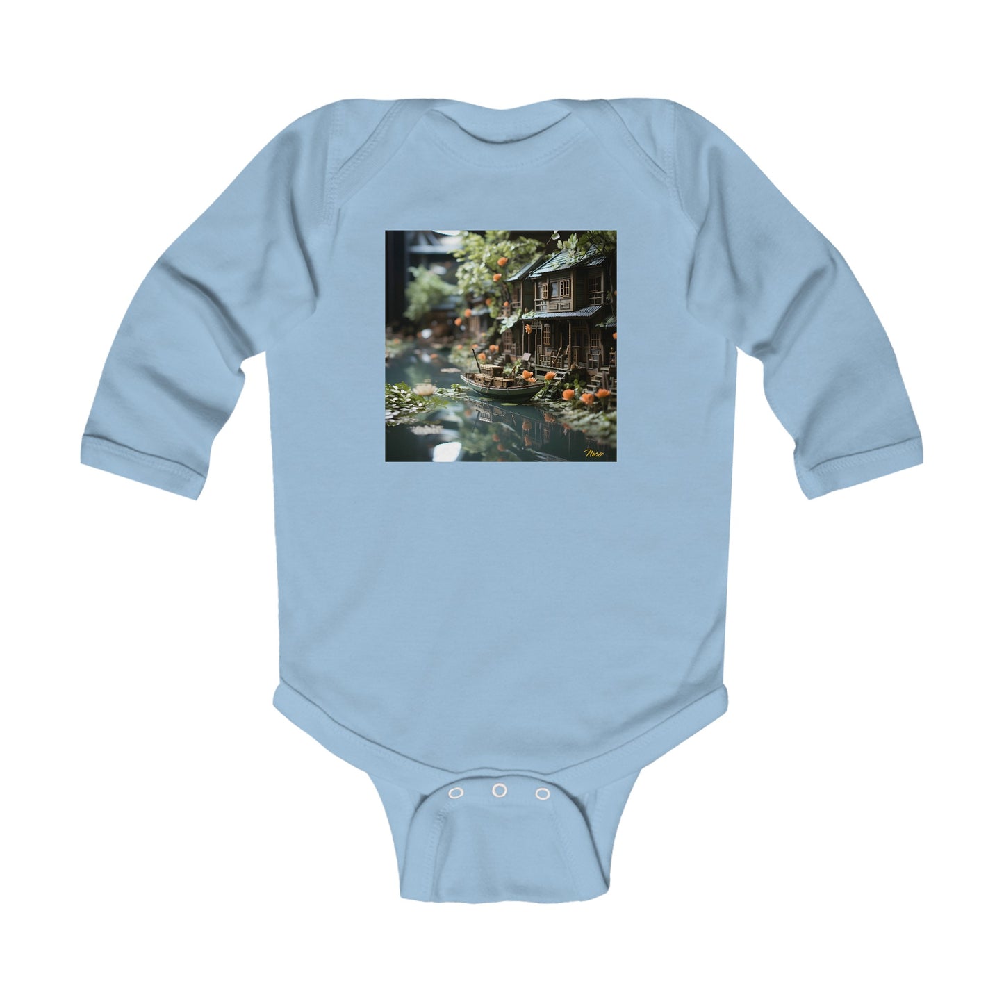 Born On A Bayou Series Print #9 Infant Long Sleeve Bodysuit