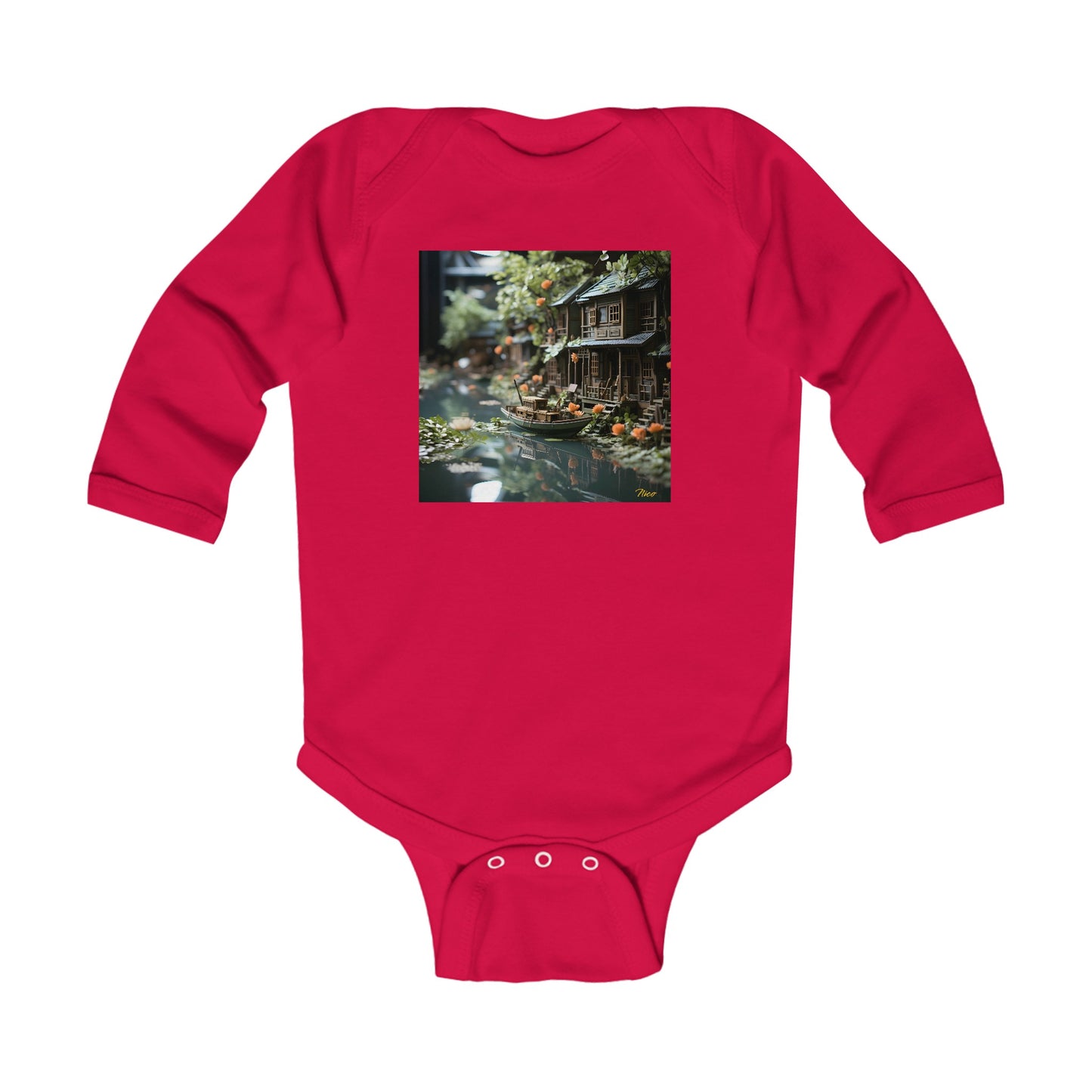 Born On A Bayou Series Print #9 Infant Long Sleeve Bodysuit