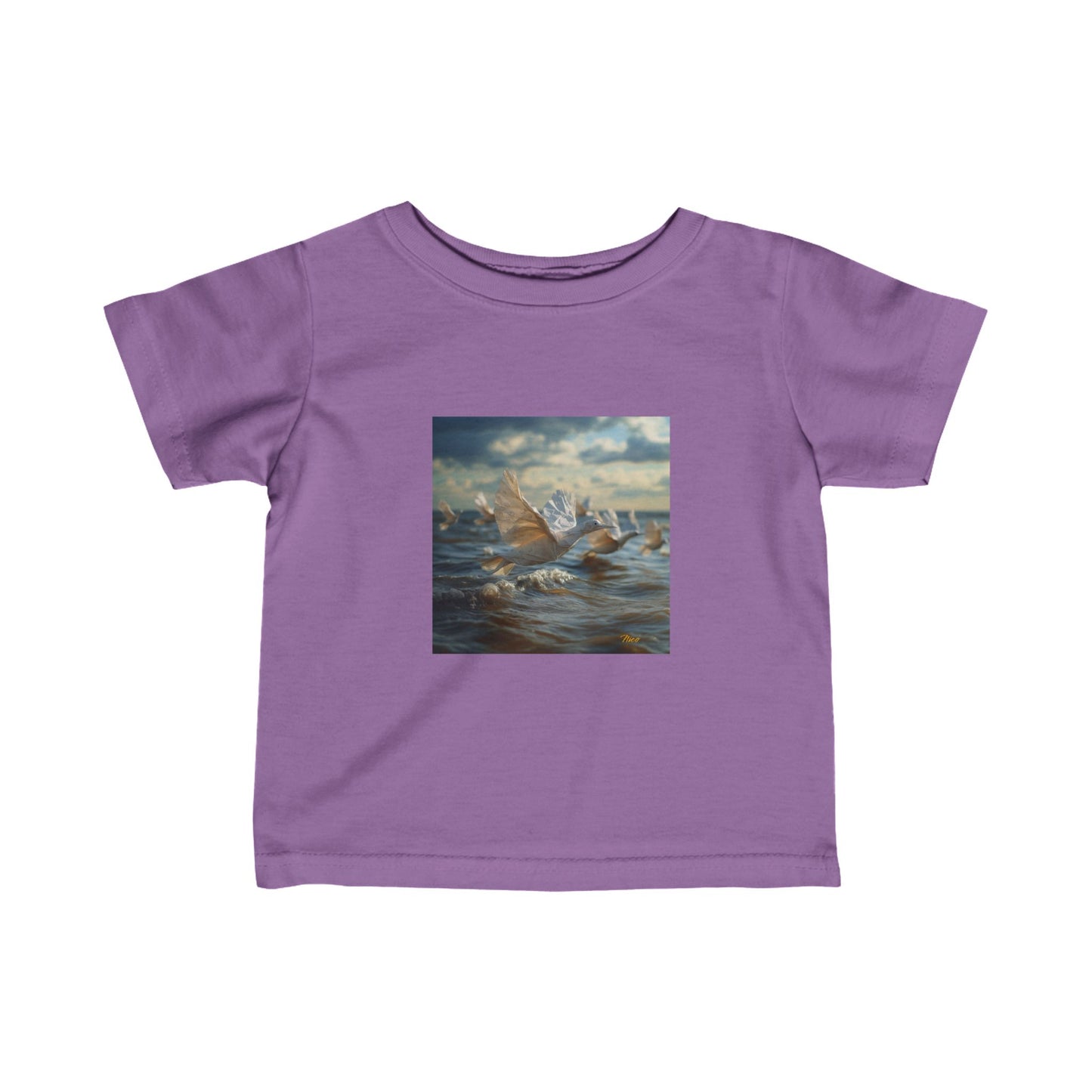 By The Seaside Series Print #8 Infant Fine Jersey Tee