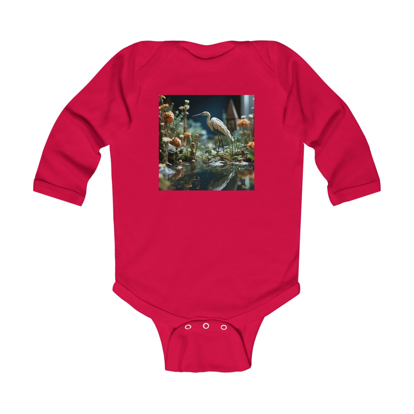 Born On A Bayou Series Print #1 Infant Long Sleeve Bodysuit