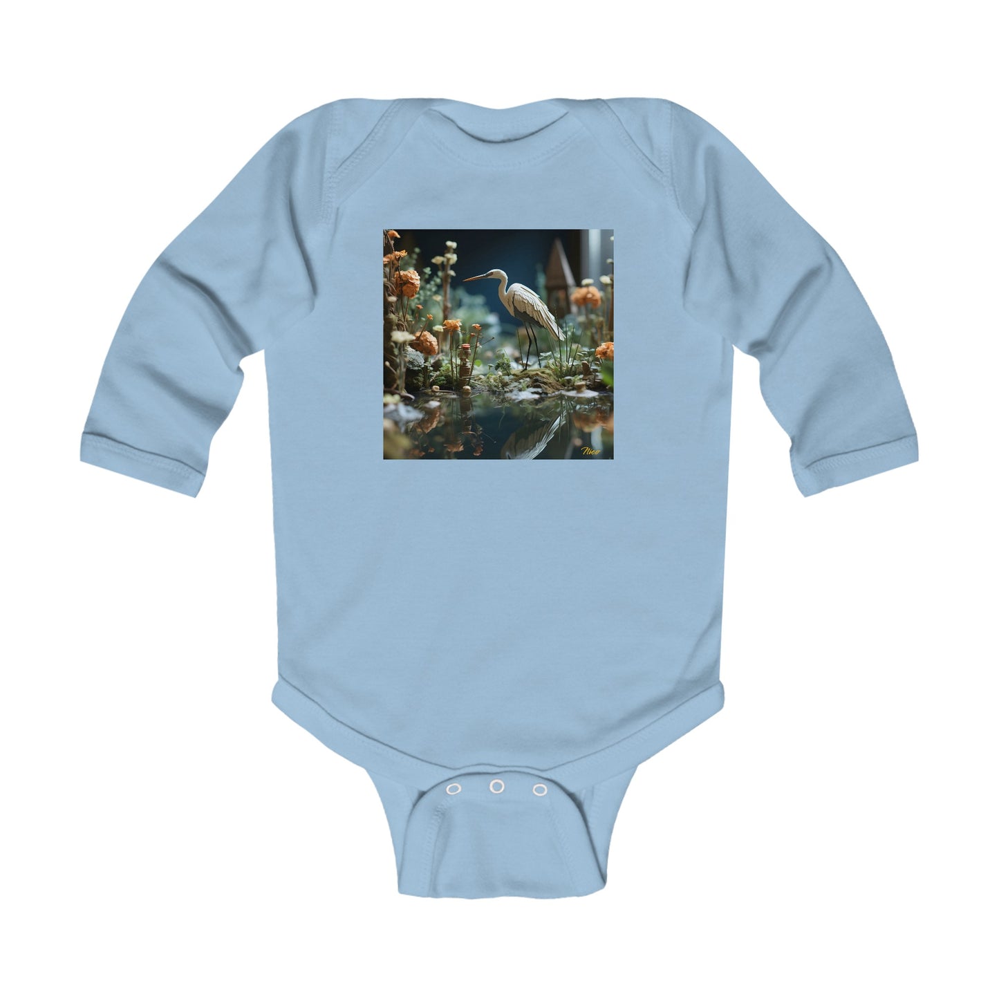 Born On A Bayou Series Print #1 Infant Long Sleeve Bodysuit