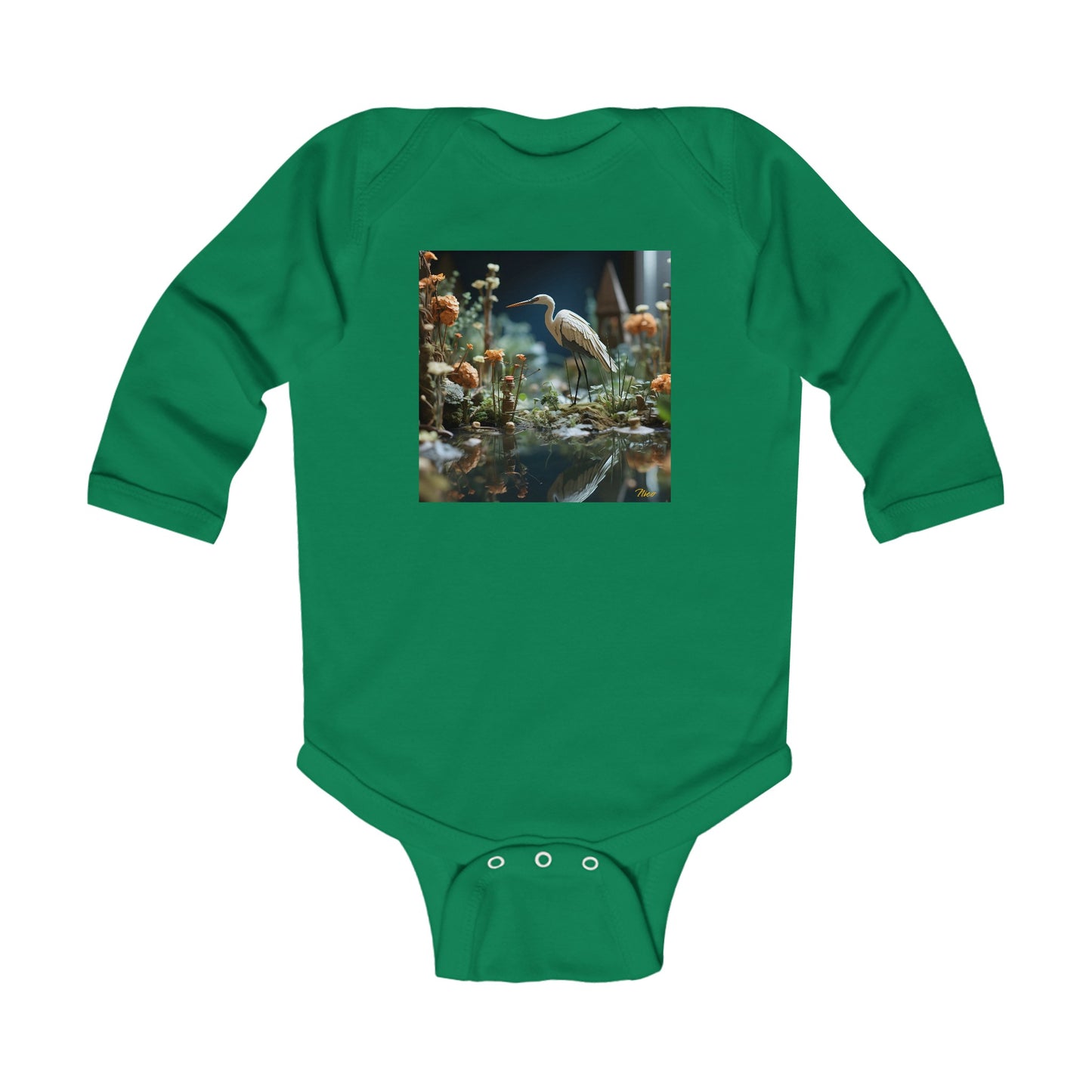 Born On A Bayou Series Print #1 Infant Long Sleeve Bodysuit