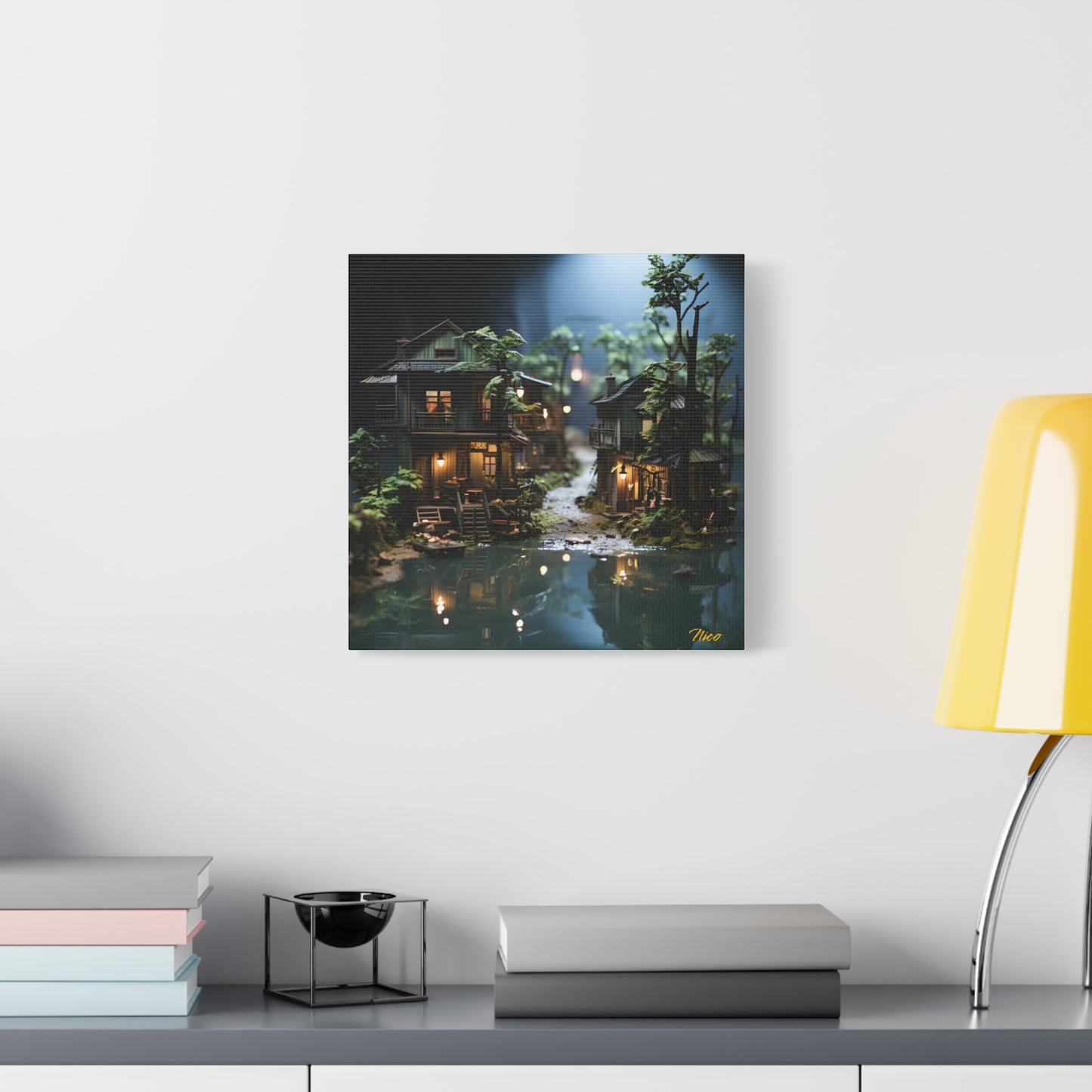 Born On A Bayou Print #3 - Streached Matte Canvas Print, 1.25" Thick