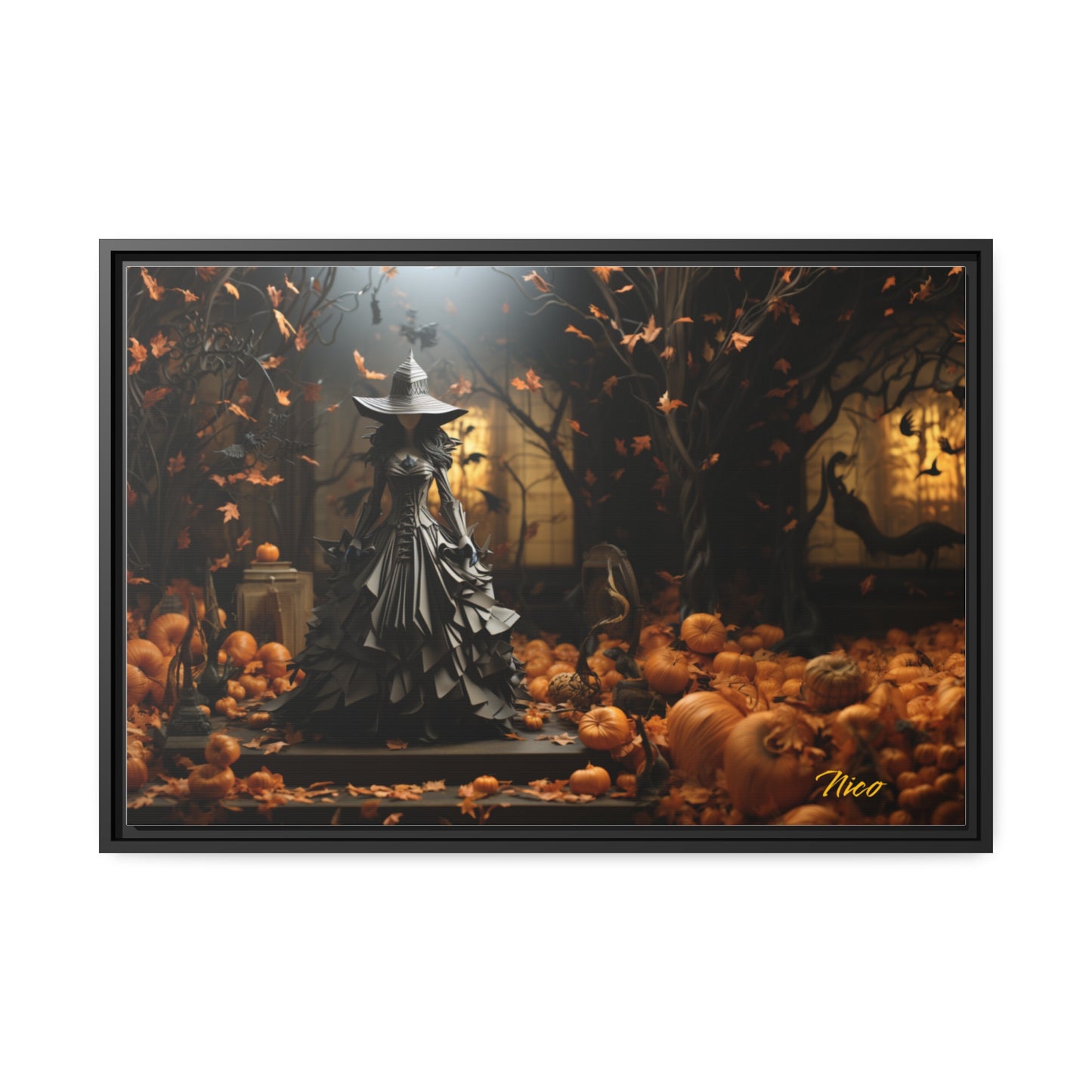 Halloween 2023 Series Print #10 - Black Framed Canvas Print