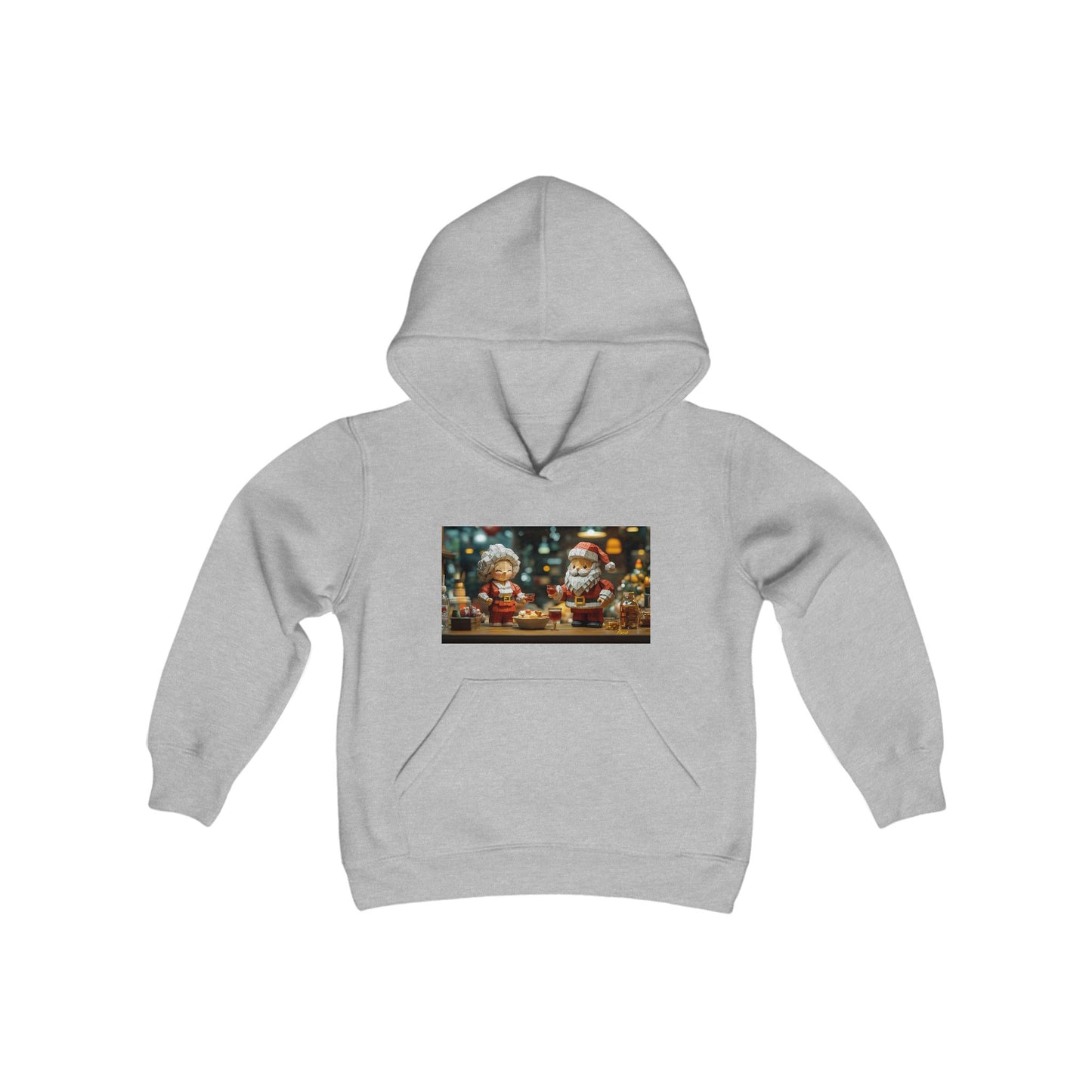 Chirstmas 2024 Series Print #2 Youth Heavy Blend Hooded Sweatshirt