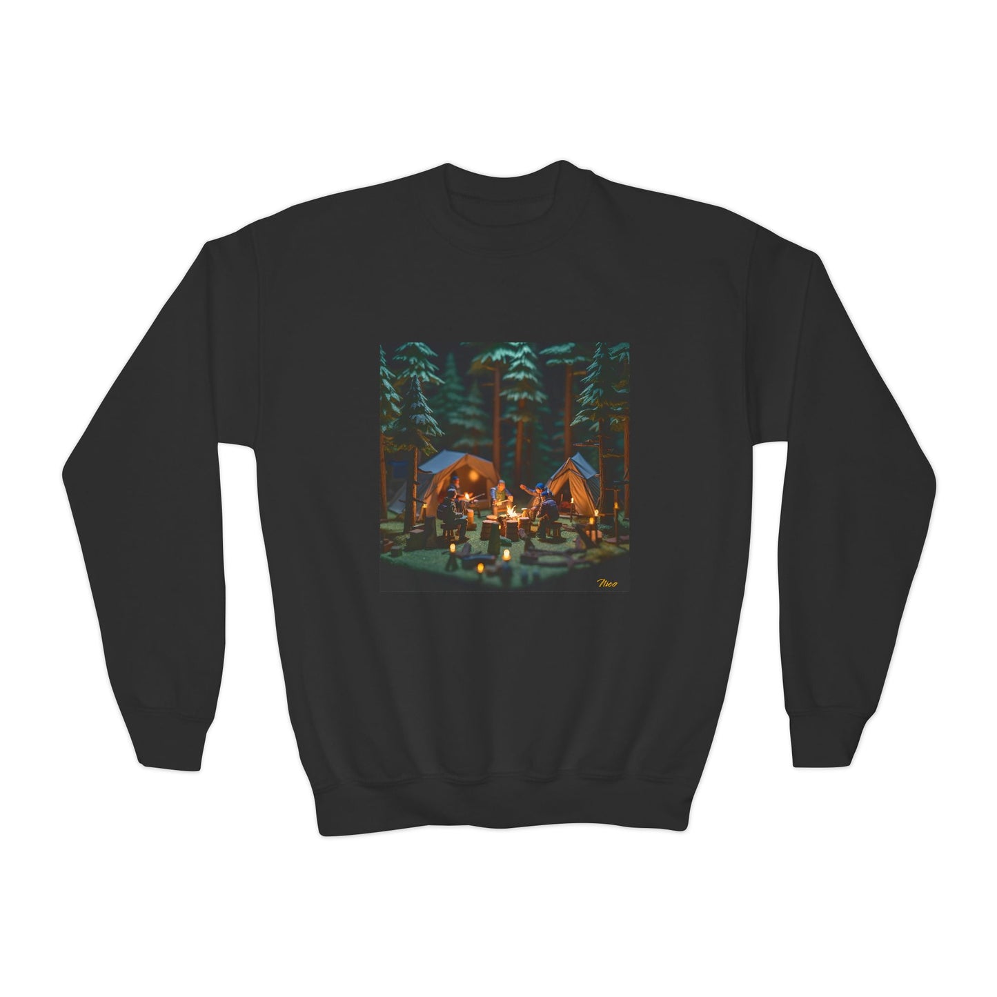 Under The Starry Skies Series Print #10 Youth Crewneck Sweatshirt