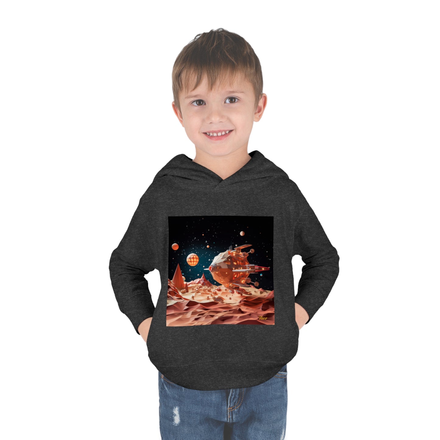 Elons' Dream Series Print #5 Toddler Pullover Fleece Hoodie