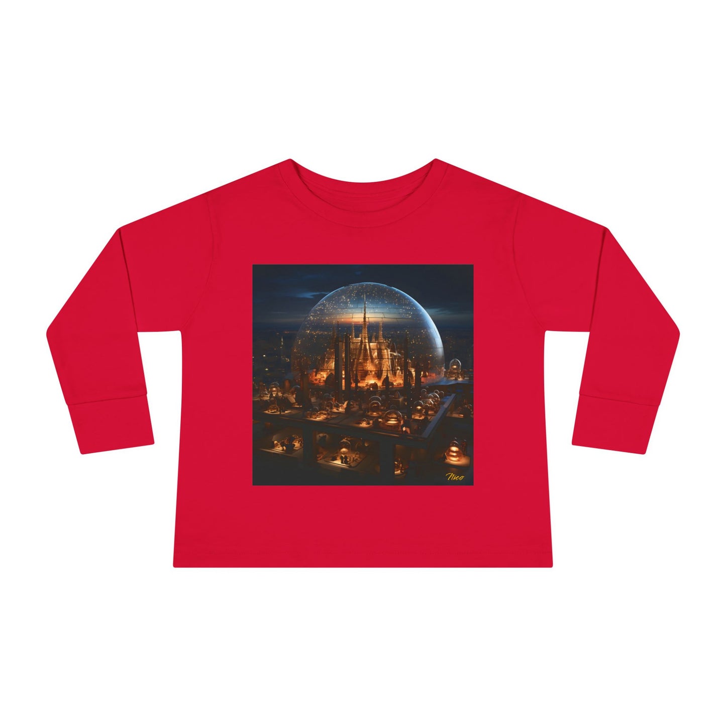 Elons' Dream Series Print #10 Toddler Long Sleeve Tee