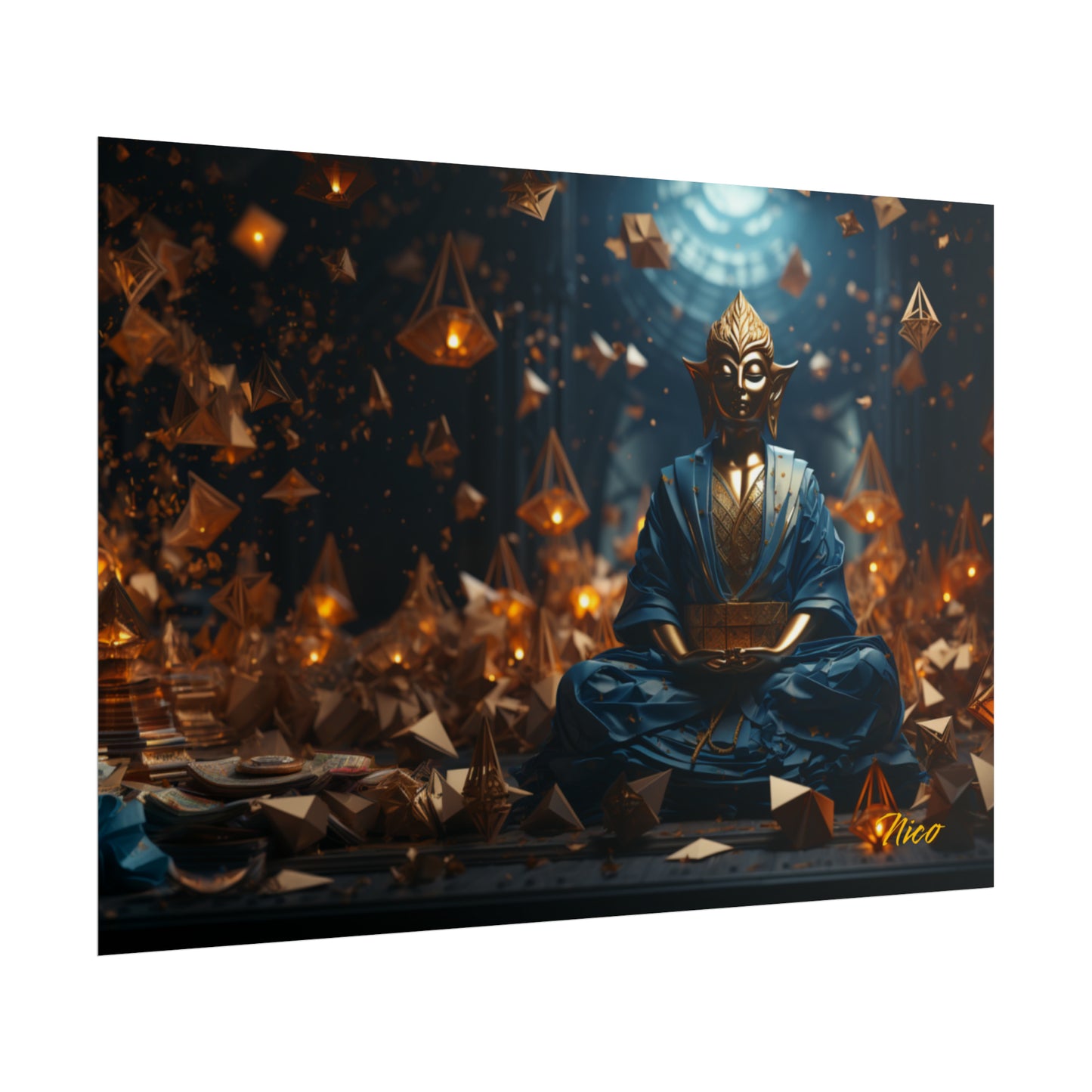 Ascending Buddha Series Print #1 - Fine Art, Matte or Semi-Gloss Print