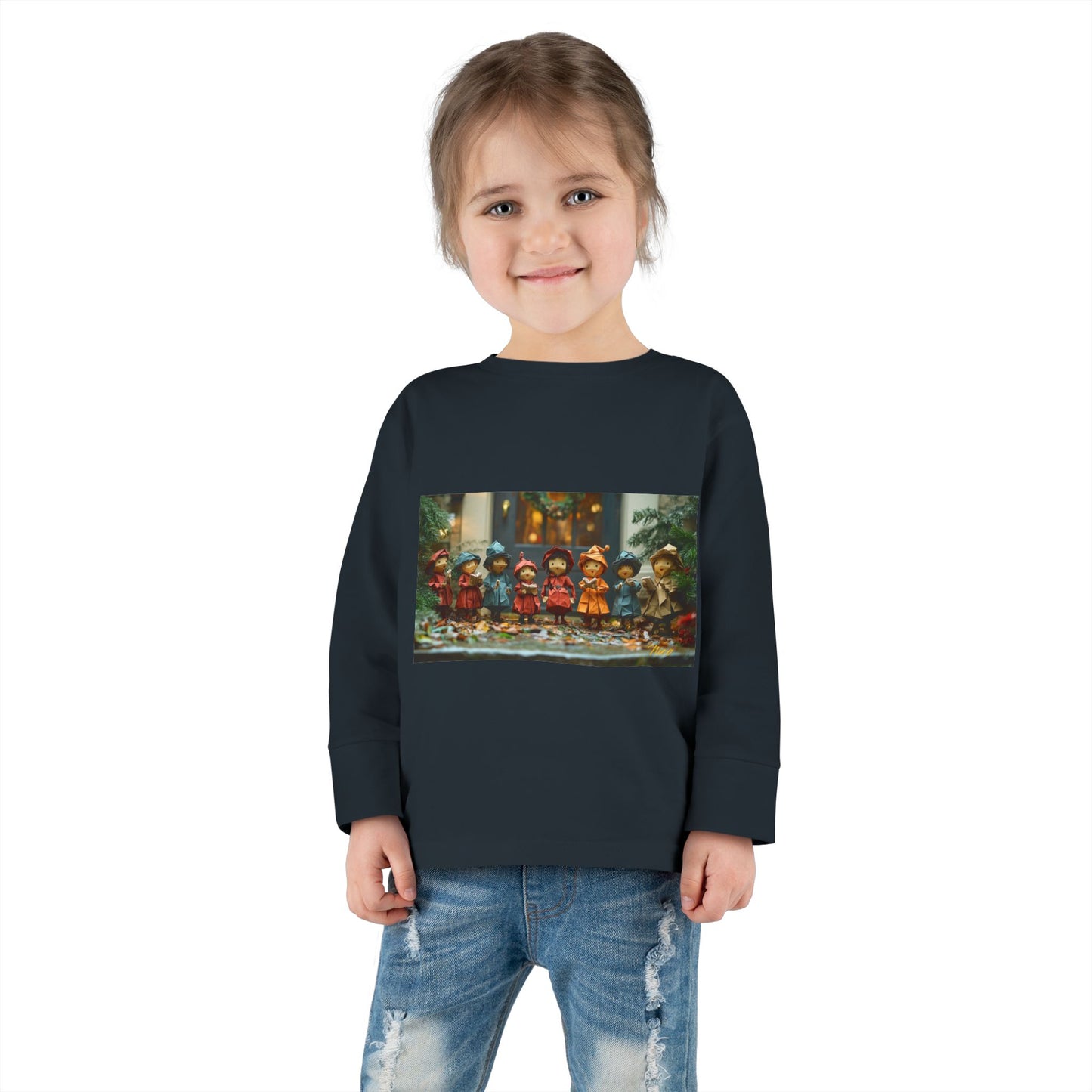 Chirstmas 2024 Series Print #12 Toddler Long Sleeve Tee