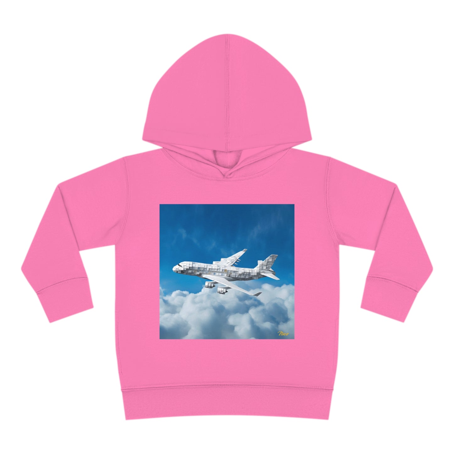 Frequent Flyer Miles Series Print #5 Toddler Pullover Fleece Hoodie