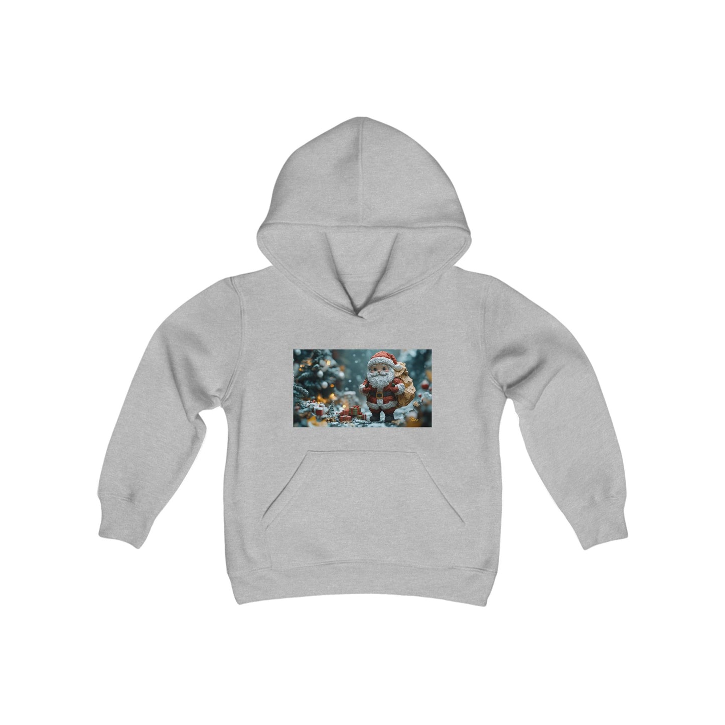 Chirstmas 2024 Series Print #5 Youth Heavy Blend Hooded Sweatshirt