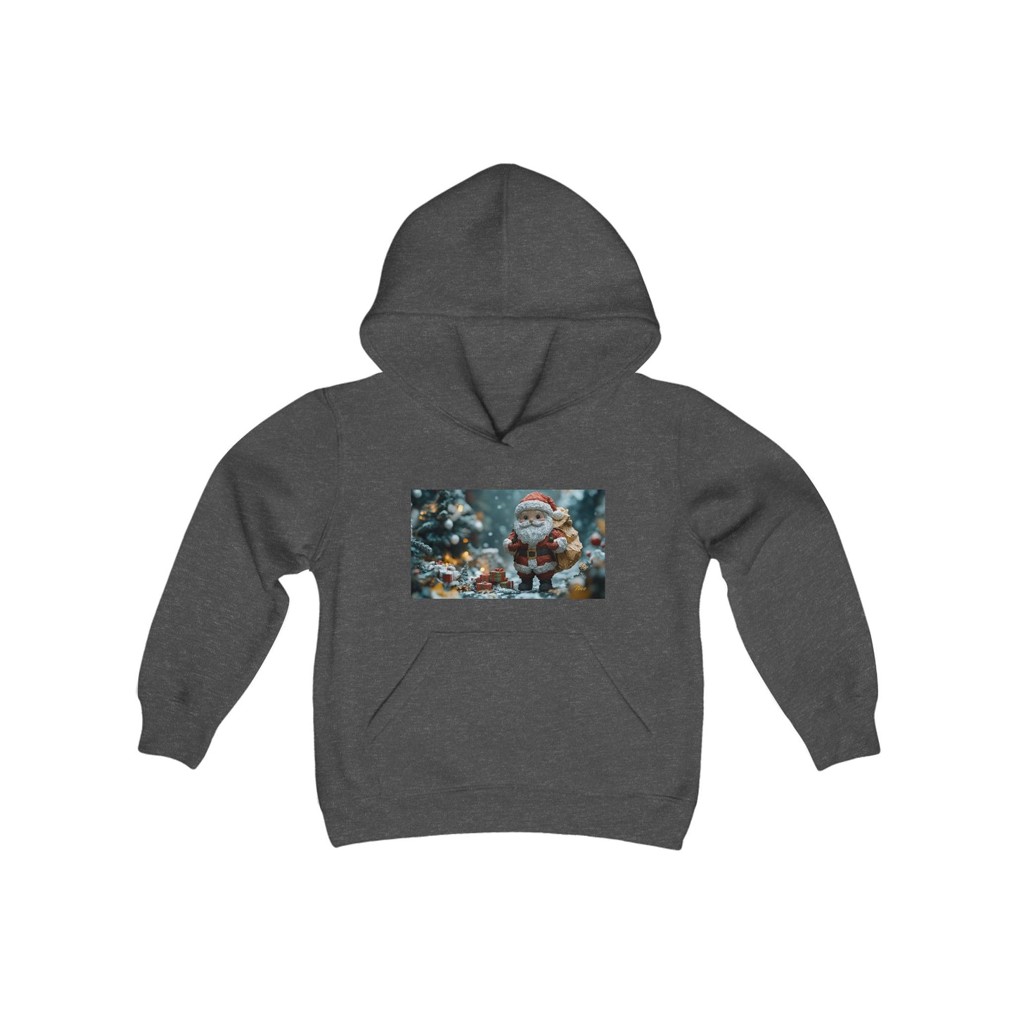 Chirstmas 2024 Series Print #5 Youth Heavy Blend Hooded Sweatshirt