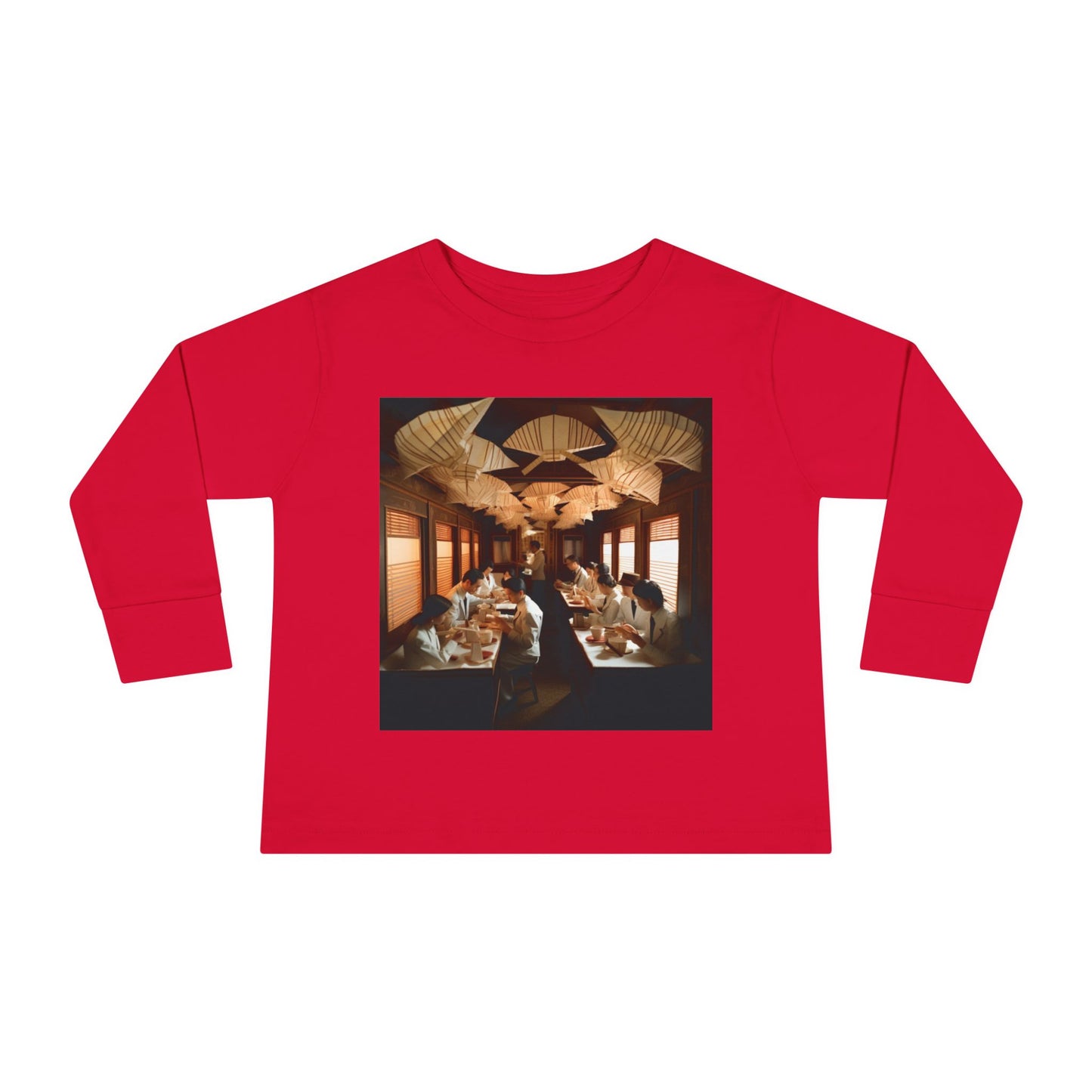 Orient Express Series Print #4 Toddler Long Sleeve Tee