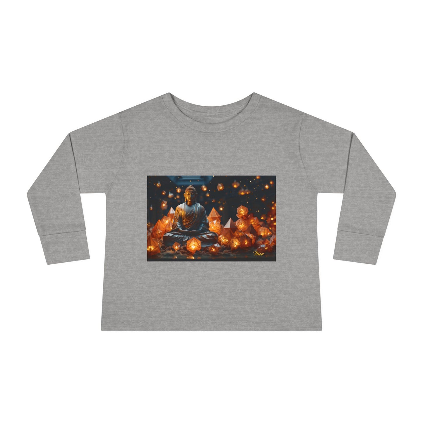 Ascending Buddha Series Print #9 Toddler Long Sleeve Tee